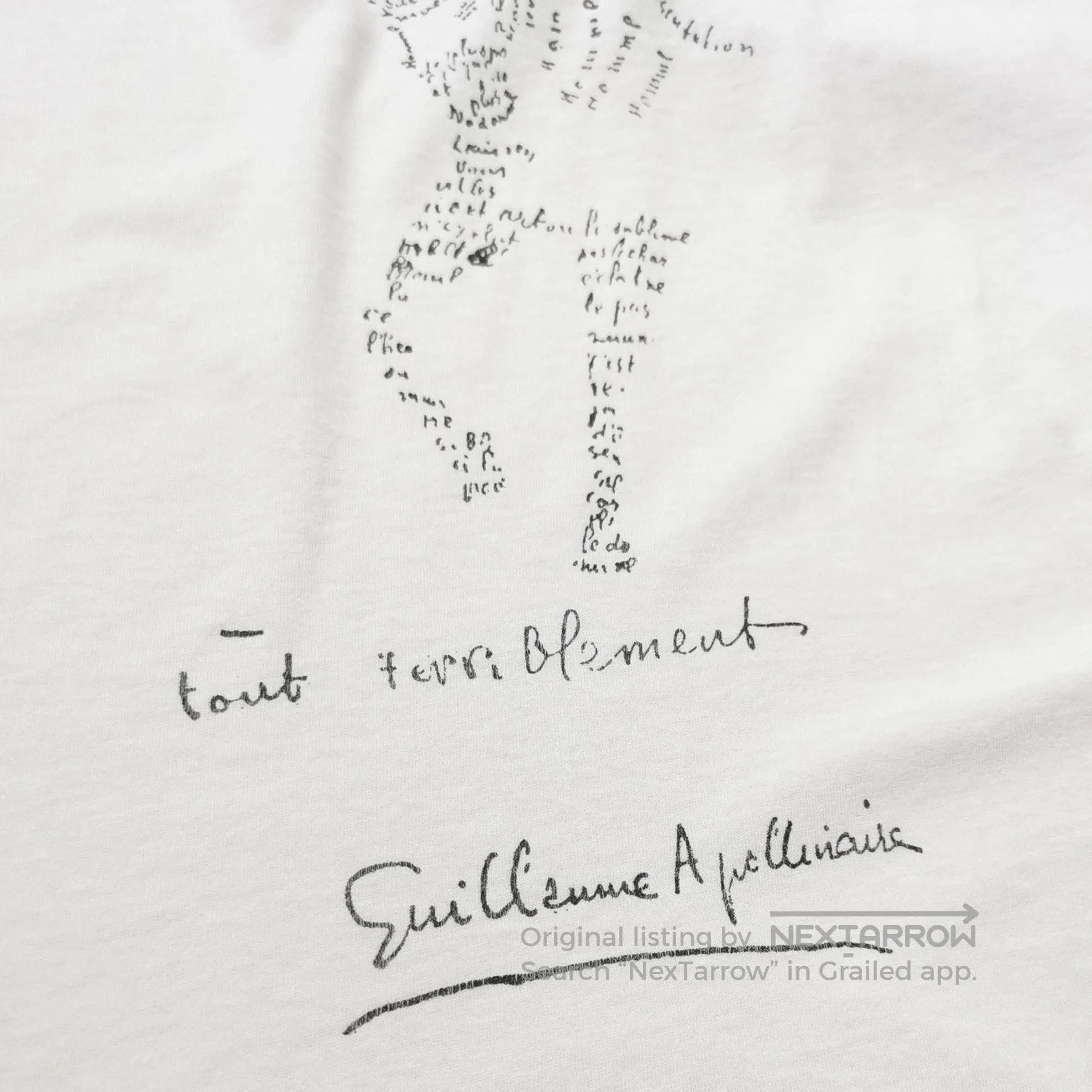 Saint Laurent Paris Saint Laurent XS Cotton Crew Neck Graphic Tee. Size XS / US 0-2 / IT 36-38 - 1 Thumbnail