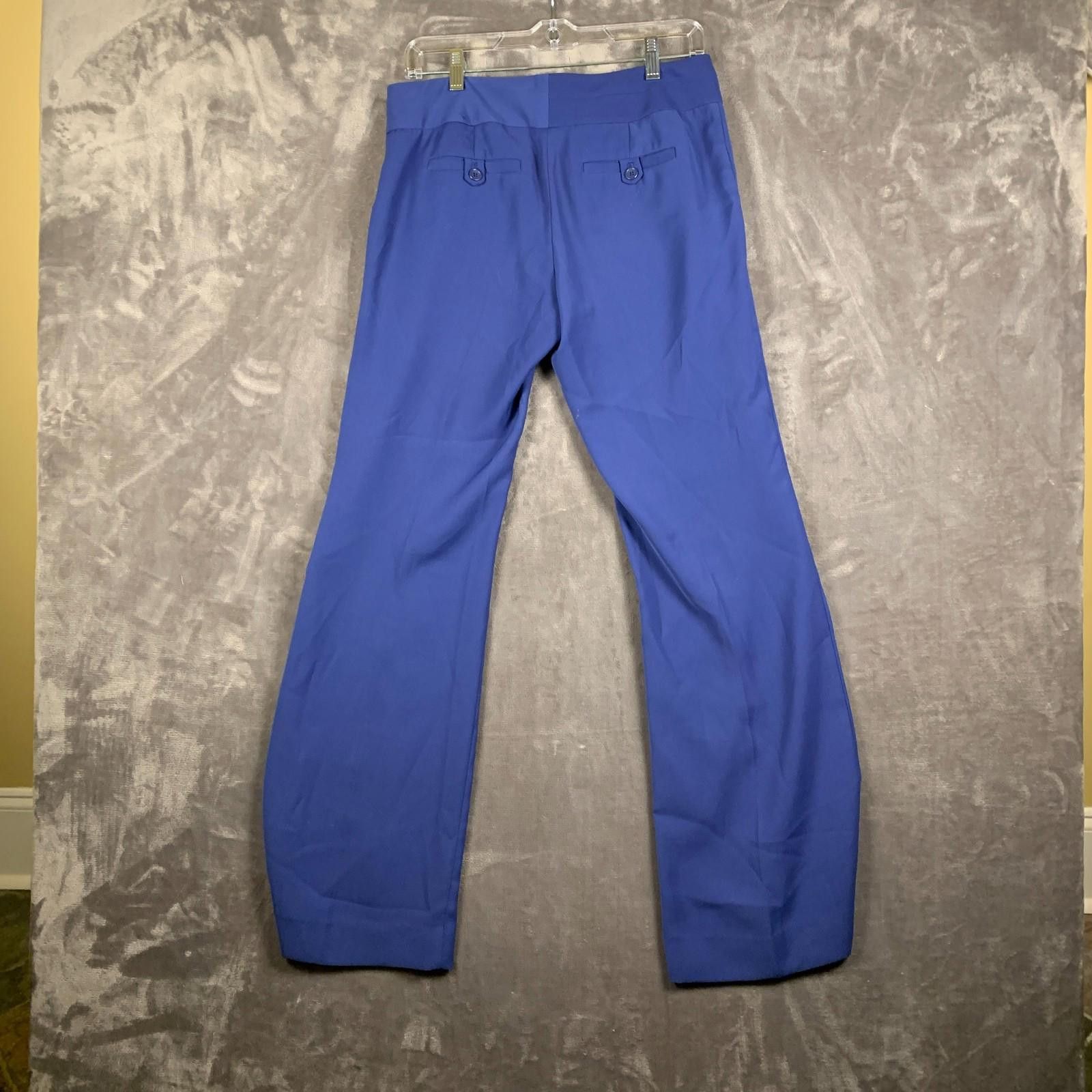 Designer The Limited Cassidy Fit Blue flare leg dress pants Sz.4 (373 Size 27" / US 4 / IT 40 - 2 Thumbnail