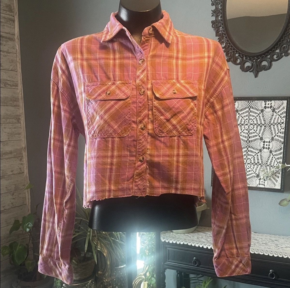 Other Wild fable cropped button down Size XXS / US 00 / IT 34 - 1 Thumbnail