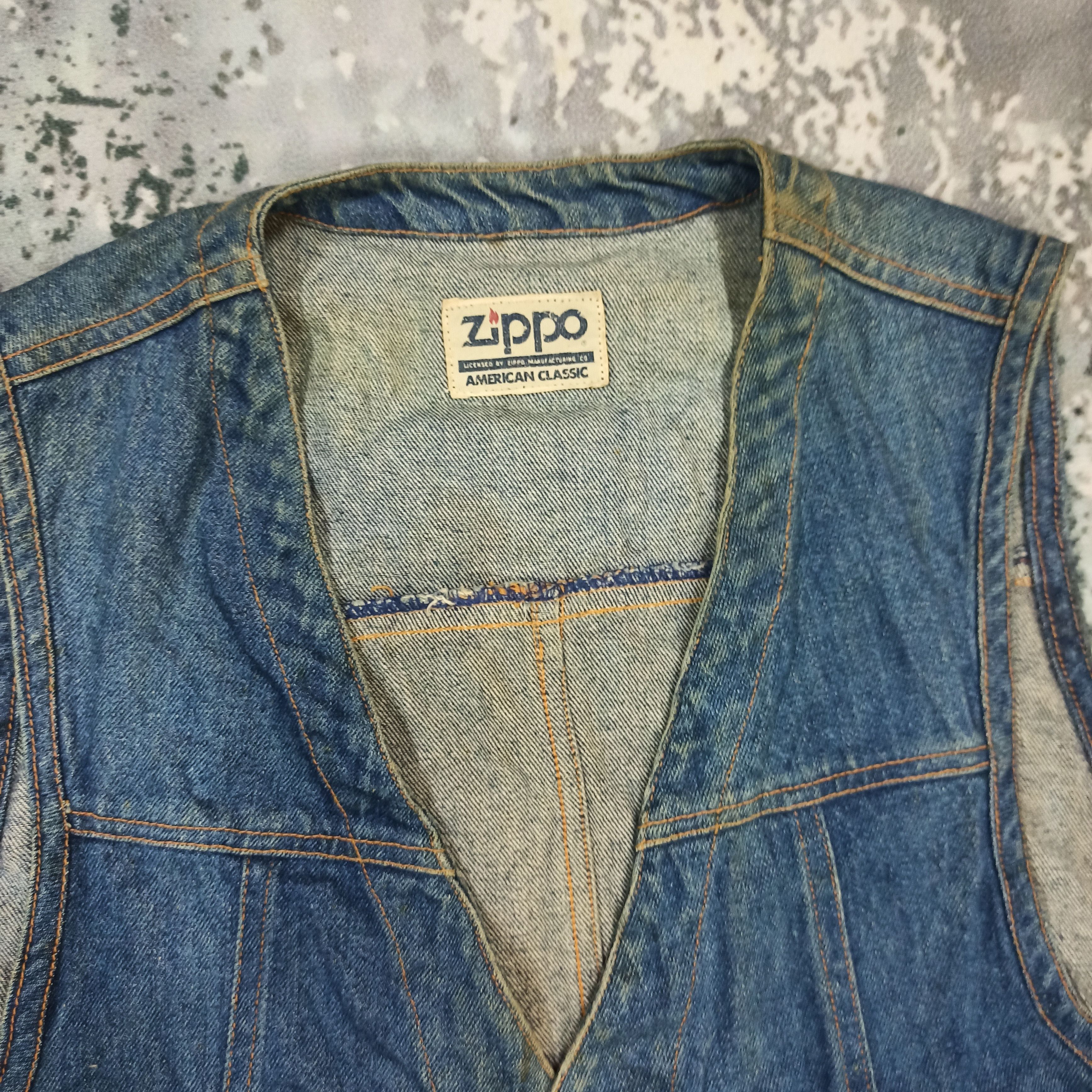 Zippo Vintage Zippo Vest Jeans Jacket Size US L / EU 52-54 / 3 - 2 Thumbnail