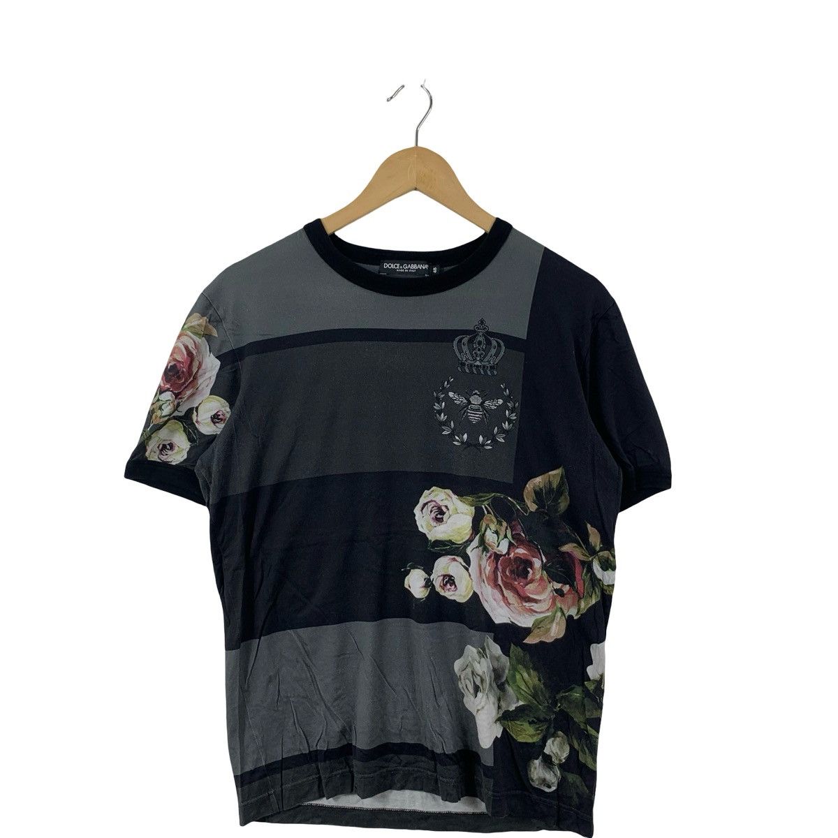 Dolce & Gabbana Dolce & Gabbana Floral Crown Crest Graphic Panel Stripe Size M / US 6-8 / IT 42-44 - 5 Thumbnail