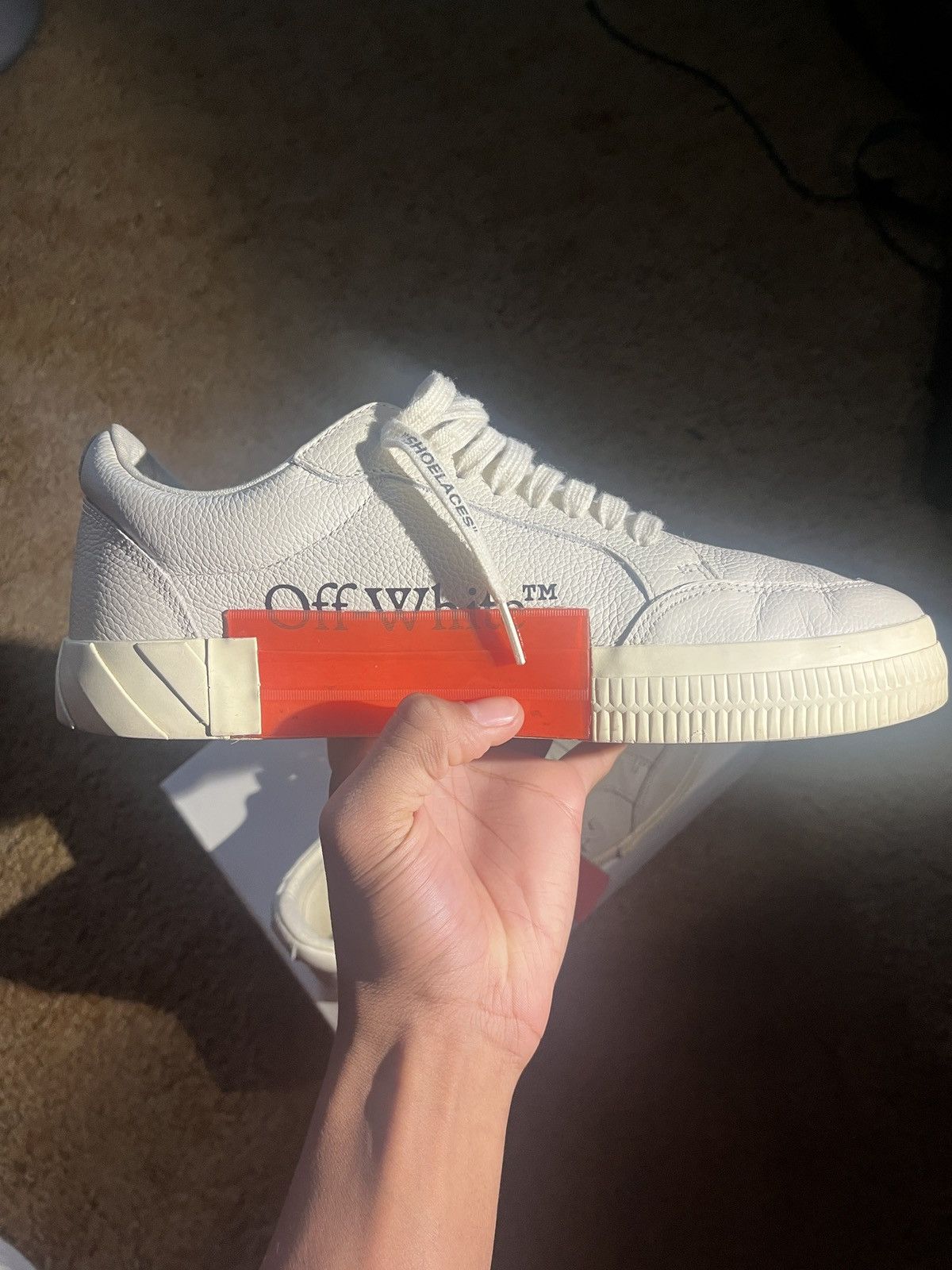 Off-White Off- White Vulcanized ‘Leather’ Size US 10 / EU 43 - 7 Thumbnail