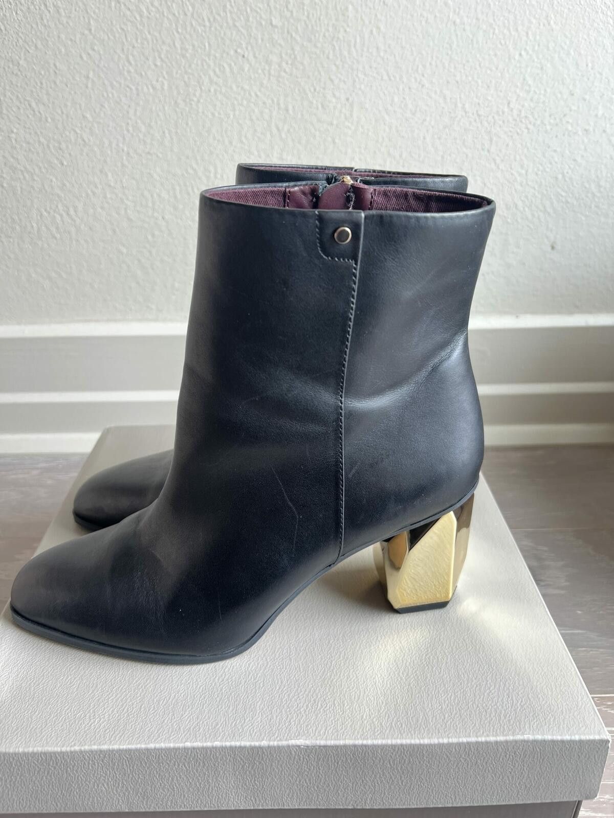 Other Franco Sarto Leather Tiera Booties - 9.5 - Black Size US 9.5 / IT 39.5 - 1 Thumbnail
