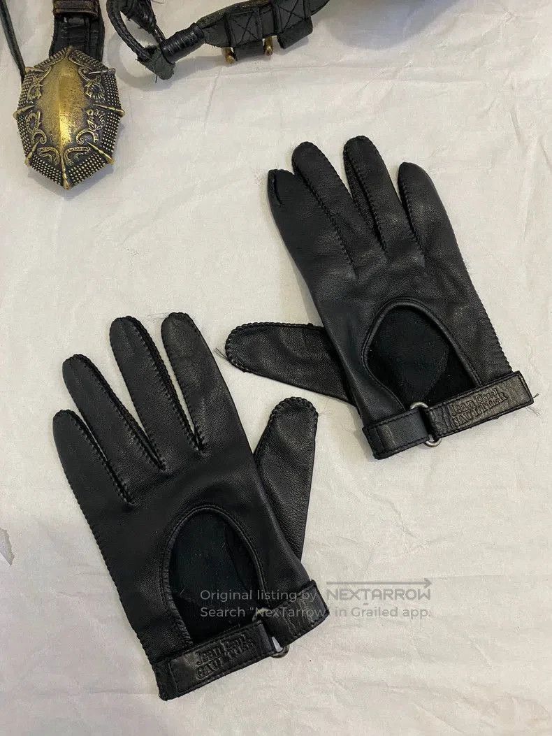 Jean Paul Gaultier Jean Paul Gaultier Leather Gloves. Size ONE SIZE - 2 Thumbnail