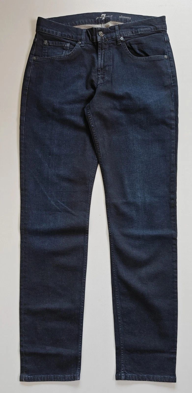 7 For All Mankind 7 For All ManKind Slimmy Tapered River Water Jeans T / 6015 Size US 32 / EU 48 - 2 Thumbnail
