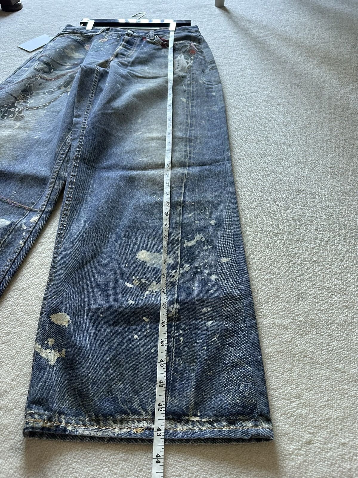 Acne Studios SS24 Acne studios loose fit rope chain jeans 48 Size US 32 / EU 48 - 7 Thumbnail