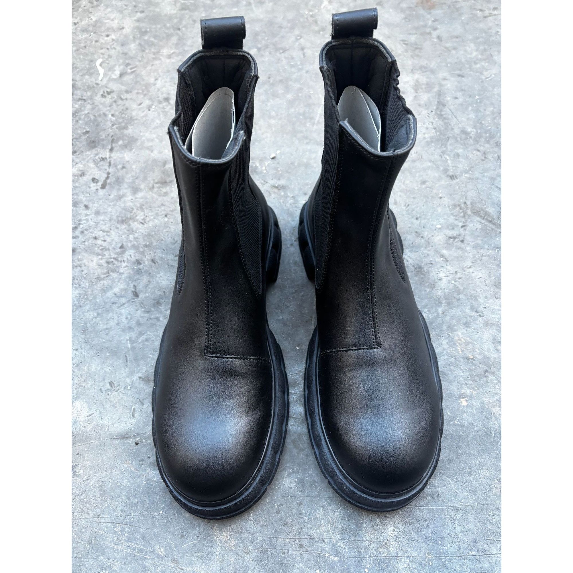 VIRON Viron 1997 Sustainable Black Chelsea Boots Size 39 Brand New Size US 9 / IT 39 - 2 Thumbnail