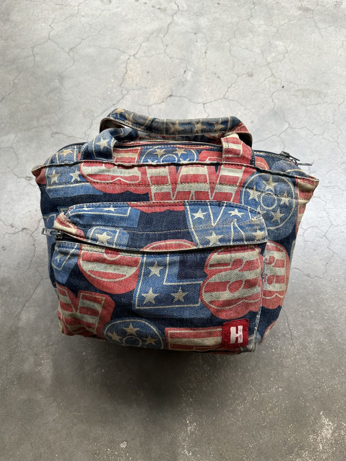 Hysteric Glamour 1990 - Hysteric Glamour Star America Denim Bag Size ONE SIZE - 1 Thumbnail