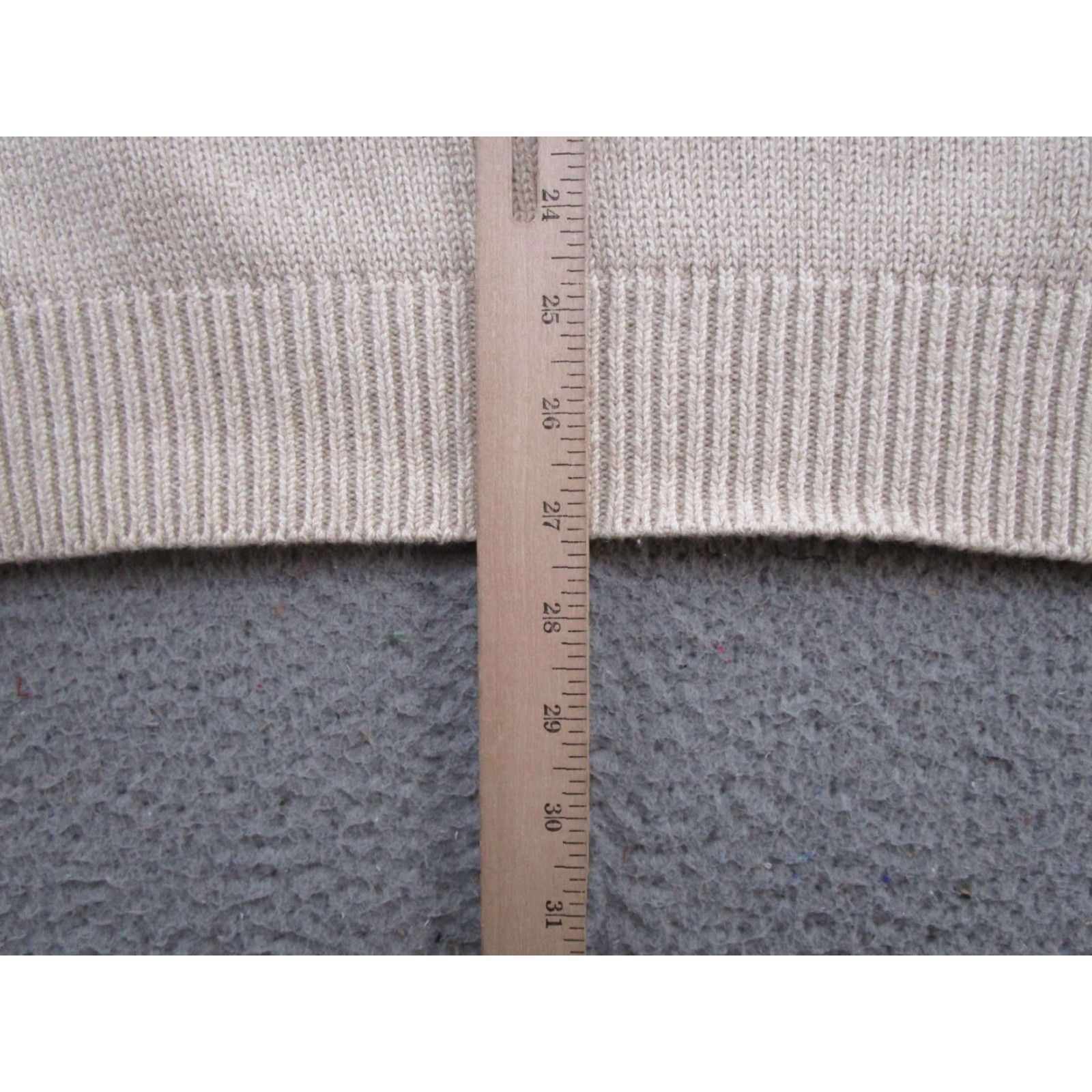 Lands' End VTG Lands' End Beige Heavy Knit Pullover Sweater Crewneck Size M Preppy Mens Pullover Sweater Vintage Beige Pullover Sweater Winter Fall Spring Mens Size US M / EU 48-50 / 2 - 6 Thumbnail