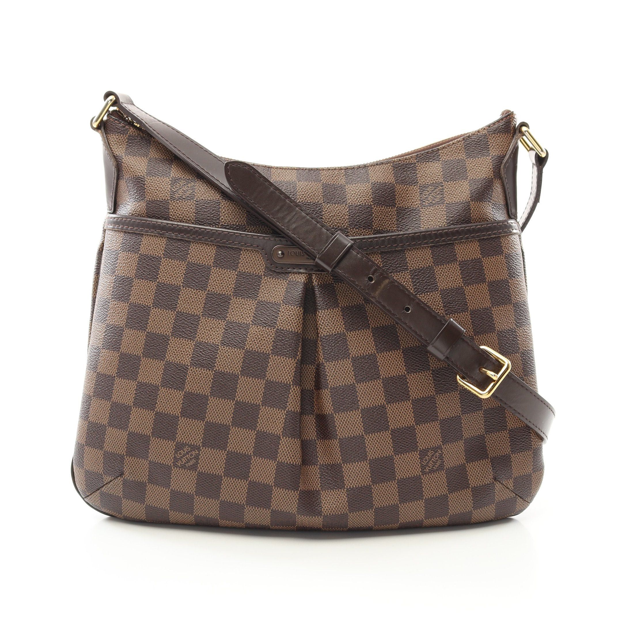 Louis Vuitton Bloomsbury Pm Damier Ebene Shoulder Bag Leather Brown, Women's