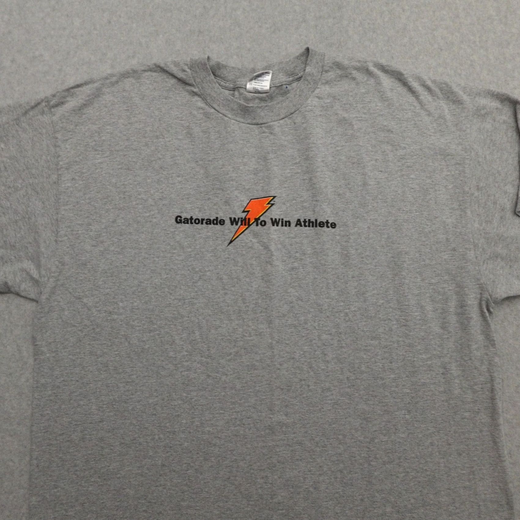 Delta Vintage Gatorade Delta T-Shirt 2XL Grey Unisex Adults Short Sleeve Shirt Mens Womens Size US XXL / EU 58 / 5 - 6 Thumbnail