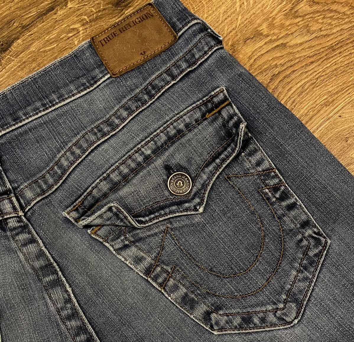 True Religion True Religion Ricky Relaxed Straight Jeans x Streetwear Size US 33 - 1 Thumbnail