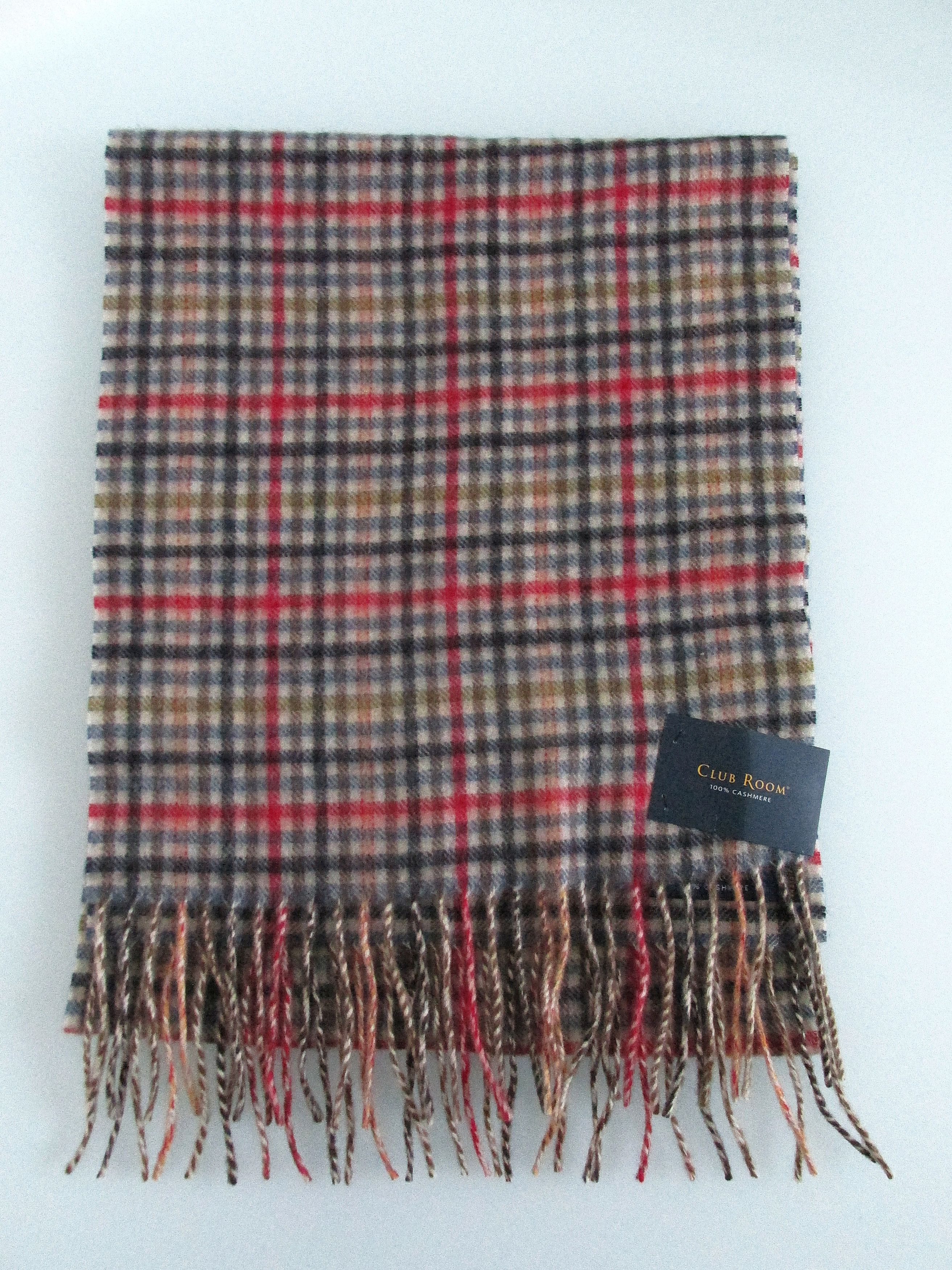 Club Room Club Room (NWT) Men's Cashmere Scarf Size ONE SIZE - 1 Thumbnail