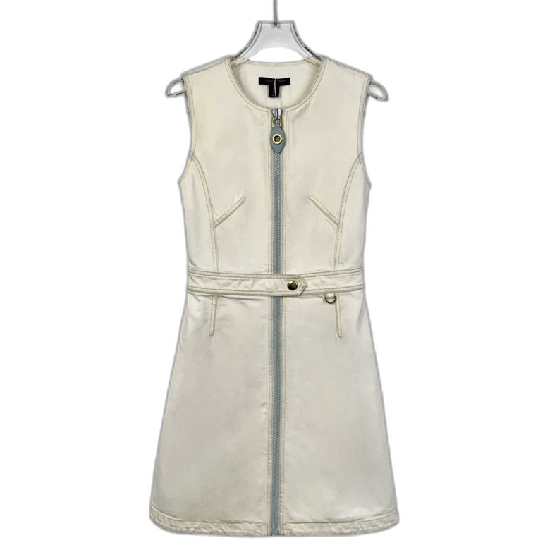 LouisLv Louis Vuitton white dress