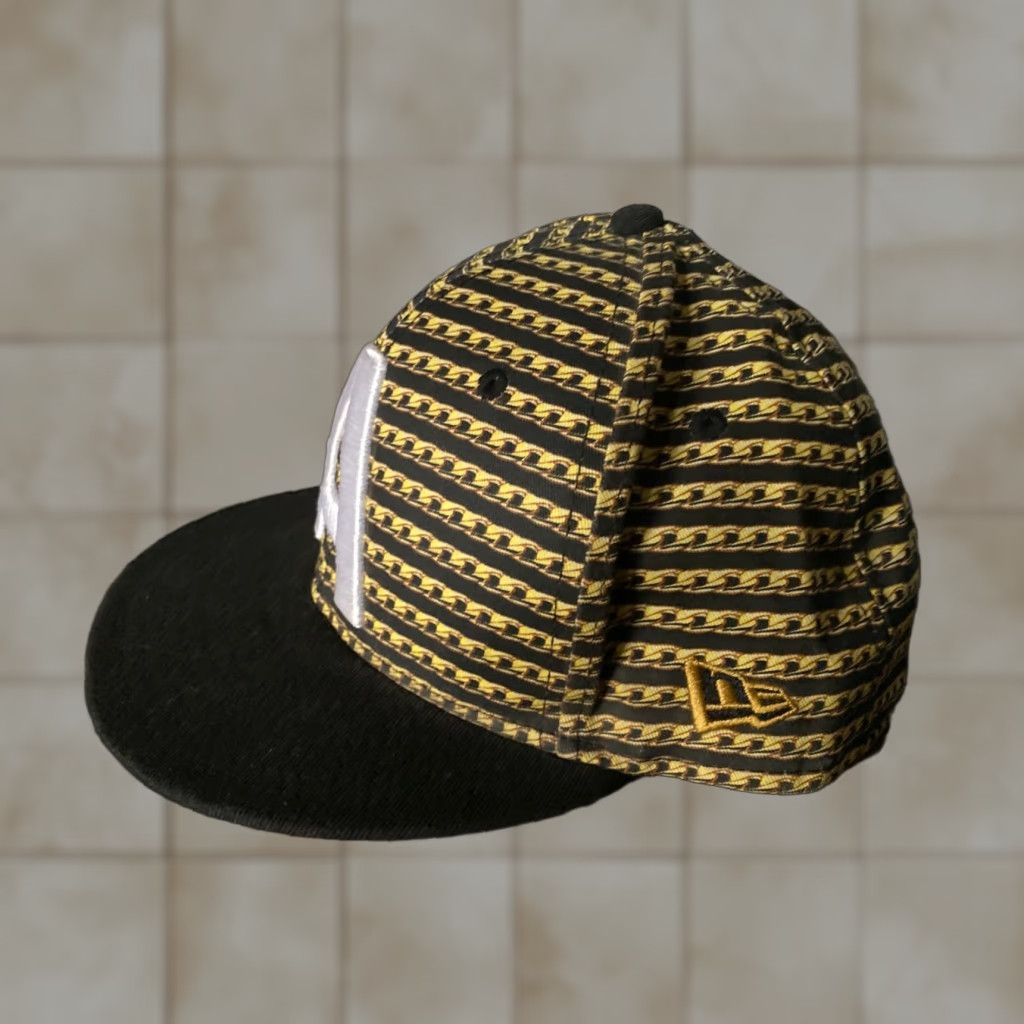 New Era New Era Hip Hop Gold Chain Print SnapBack 9Fifty Hat Cap Size ONE SIZE - 1 Thumbnail