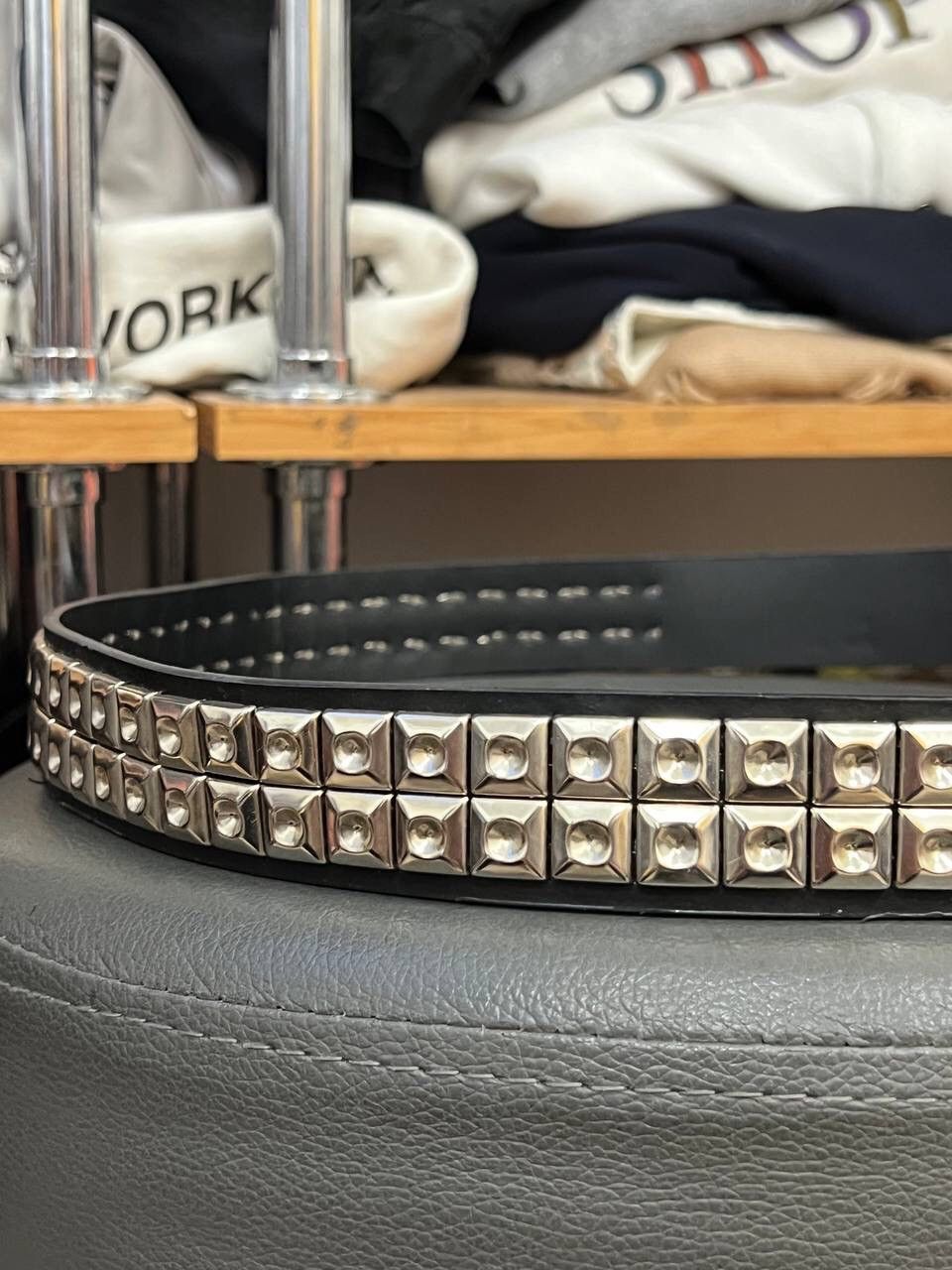 Other Punk B.B Simons Belt Y2K Style Leather USA Size ONE SIZE - 3 Thumbnail