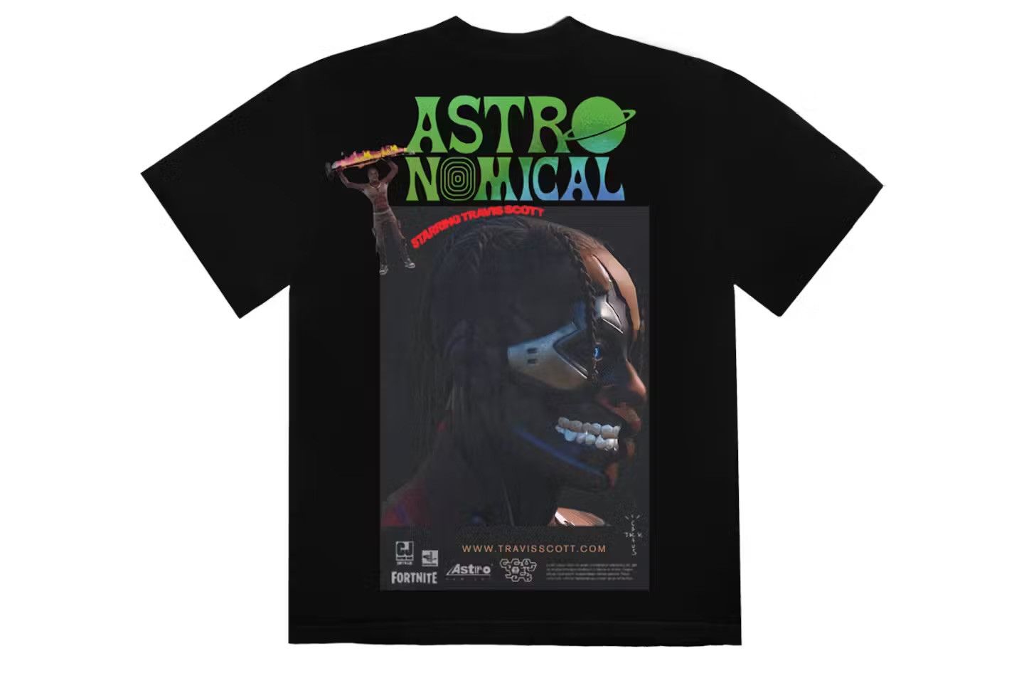 Travis Scott Travis Scott x THE SCOTTS Sicko Event 2 T-shirt “Black” Size US XL / EU 56 / 4 - 7 Thumbnail