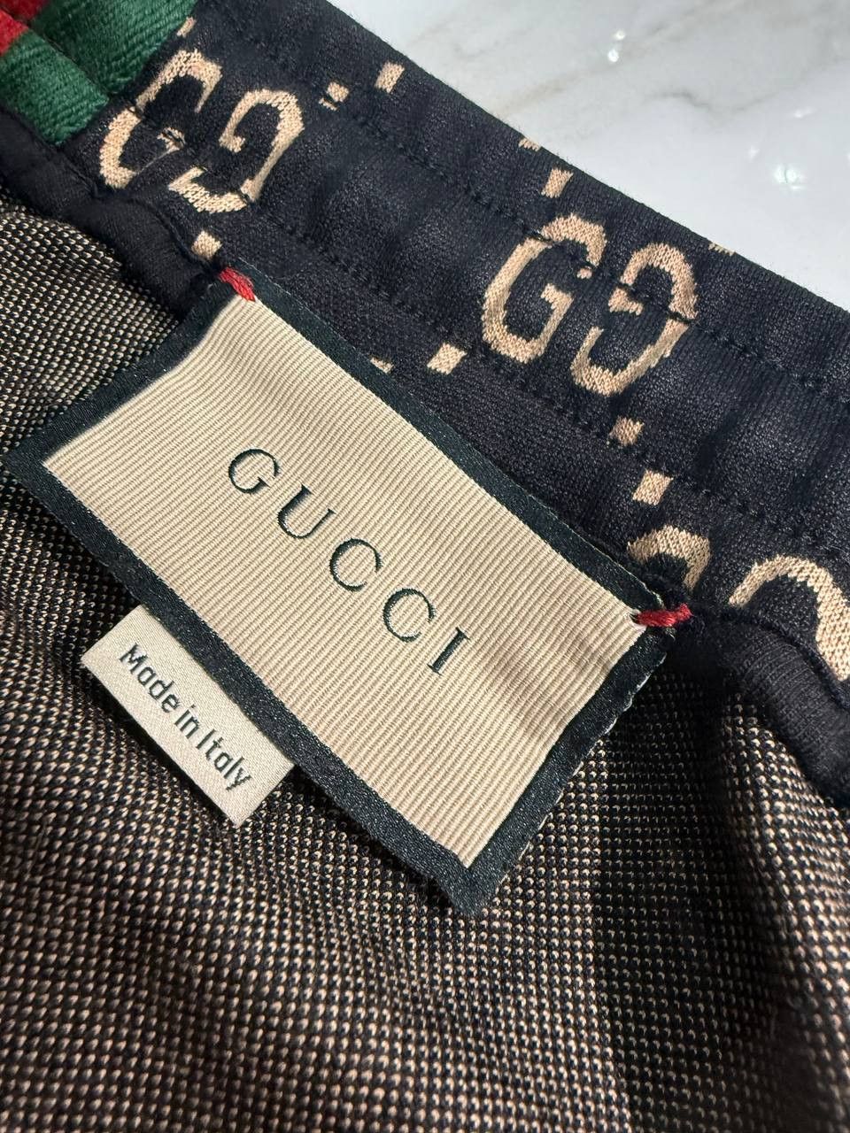 Gucci GUCCI Monogrammed Cotton Sweatpants Size US 32 / EU 48 - 3 Thumbnail