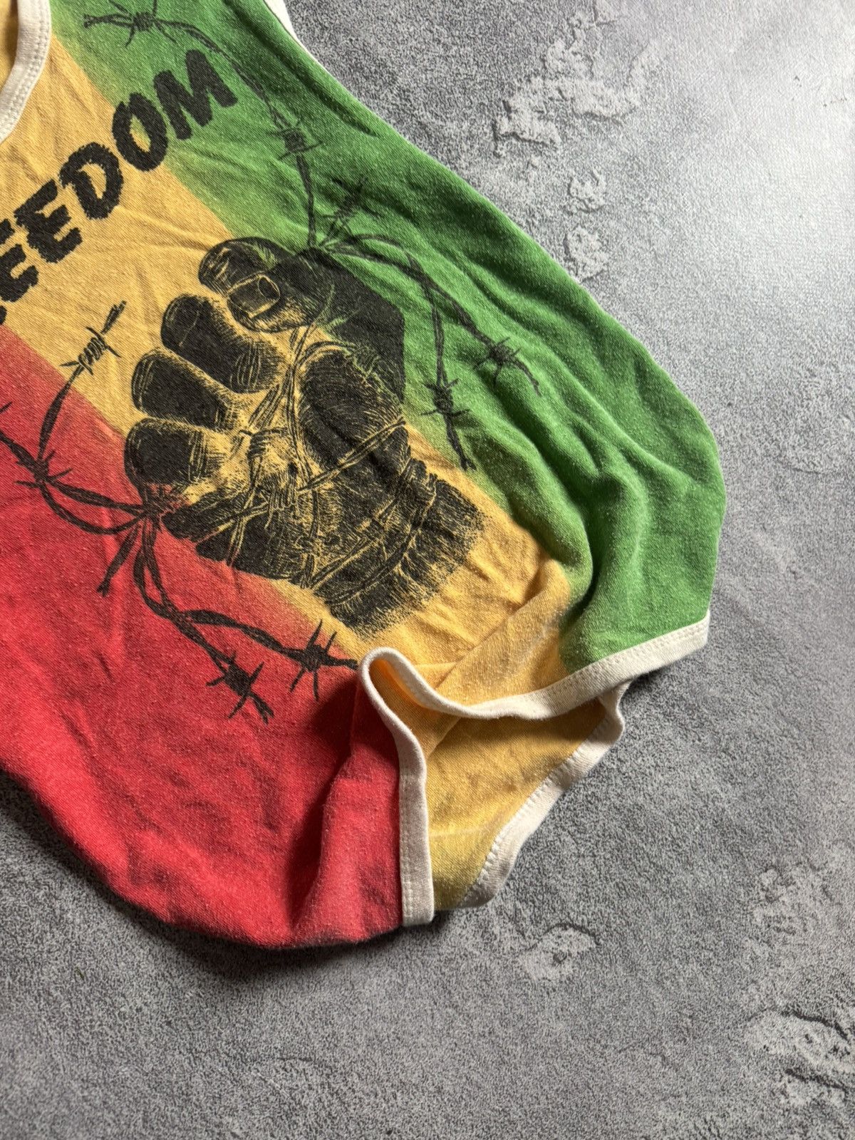 Band Tees × Vintage Freedom M/size tank top shirt sleeveless made in England Size M / US 6-8 / IT 42-44 - 3 Thumbnail
