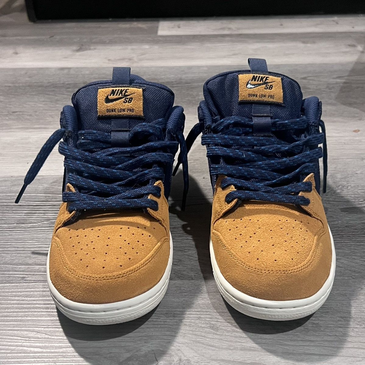 Nike Nike SB Dunk Low ‘Navy Desert Ochre’ Size US 10 / EU 43 - 3 Thumbnail