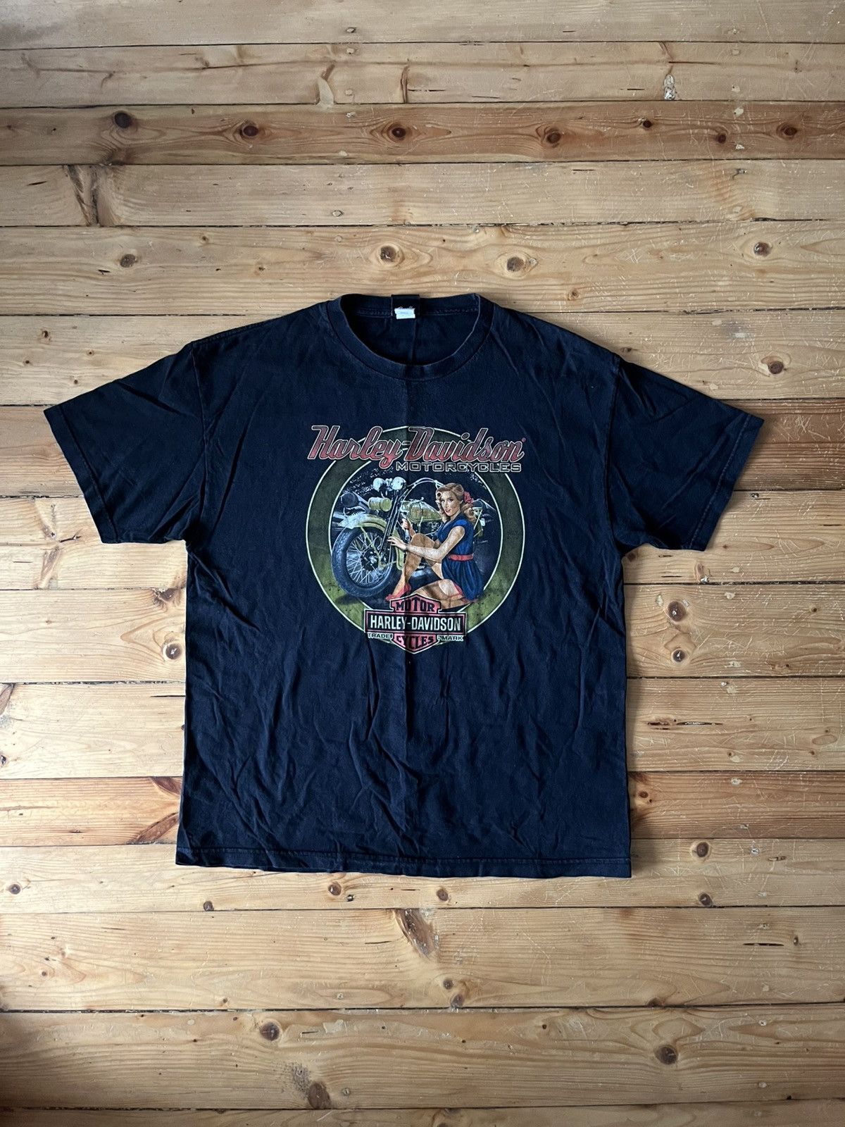Vintage Harley Davidson 90 Australia 🇦🇺 Perth tshirt Size US XL / EU 56 / 4 - 2 Thumbnail