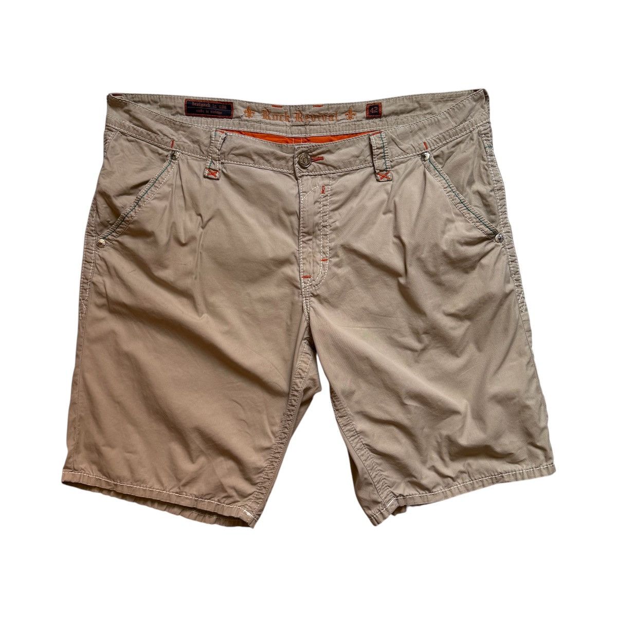 Rock Revival Rocky Khaki Chino Shorts