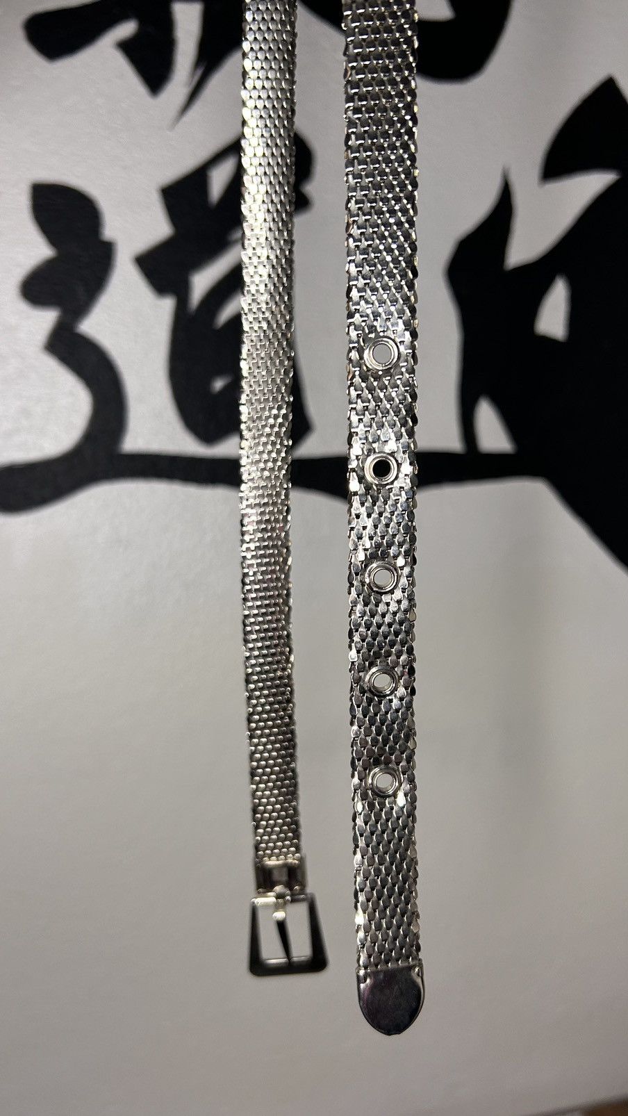 Japanese Brand Silver Vintage Belt Size ONE SIZE - 4 Thumbnail
