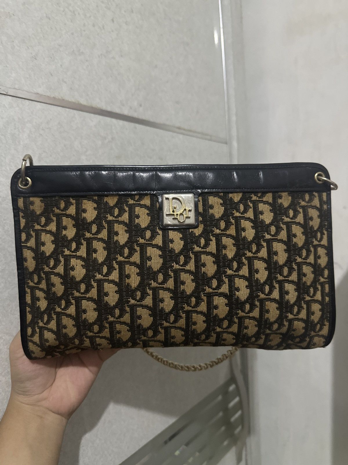 Dior Christian Dior Vintage Oblique Canvas Size ONE SIZE - 1 Thumbnail