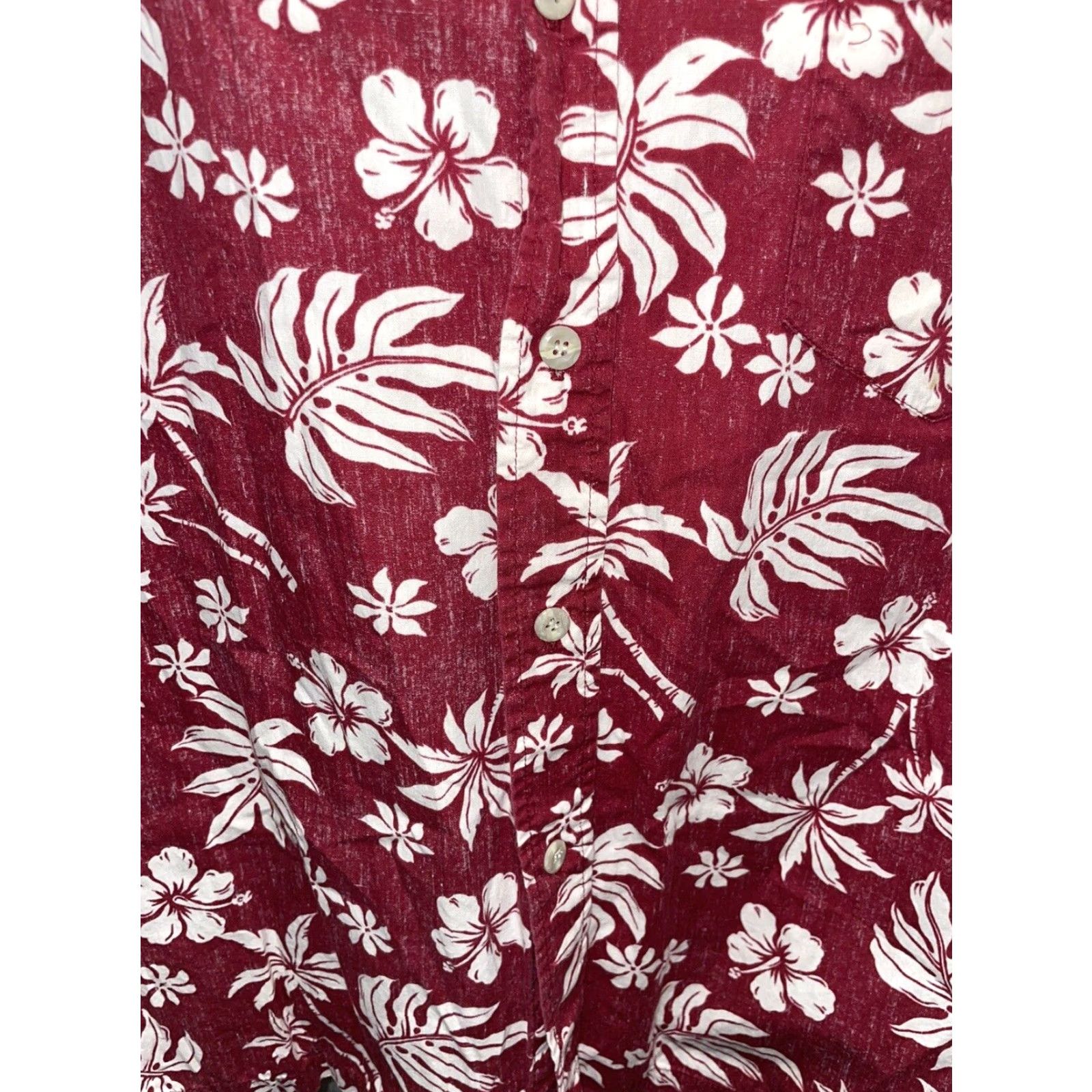 Vintage VINTAGE Island Traditions Of Hawaii Men's Short Sleeve Shirt L Red Floral Hawaiian Flower 90s Size US L / EU 52-54 / 3 - 3 Thumbnail
