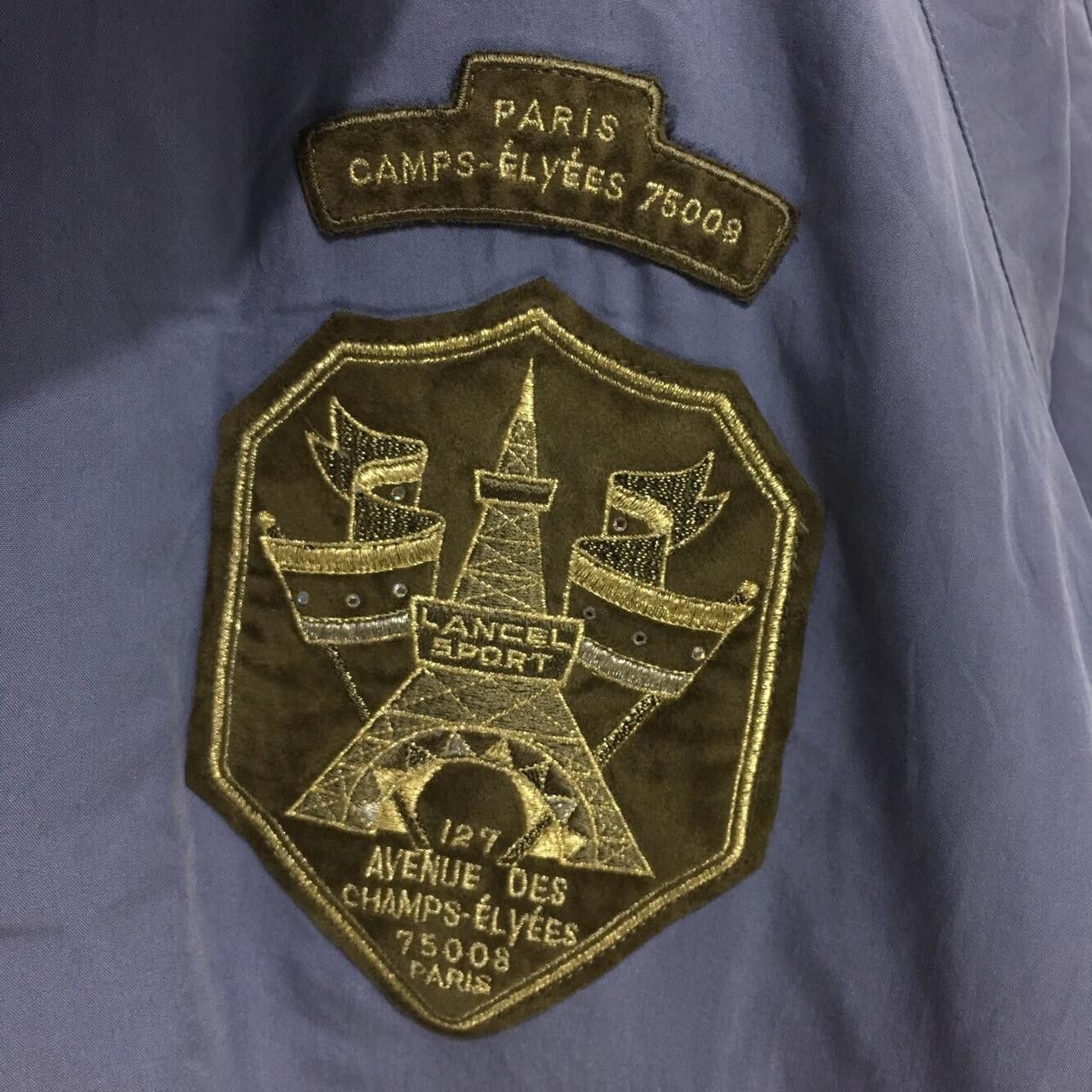 Lancel Vintage LANCEL PARIS SPORT Camp Elyees Crest Logo Purple Size XL / US 12-14 / IT 48-50 - 2 Thumbnail
