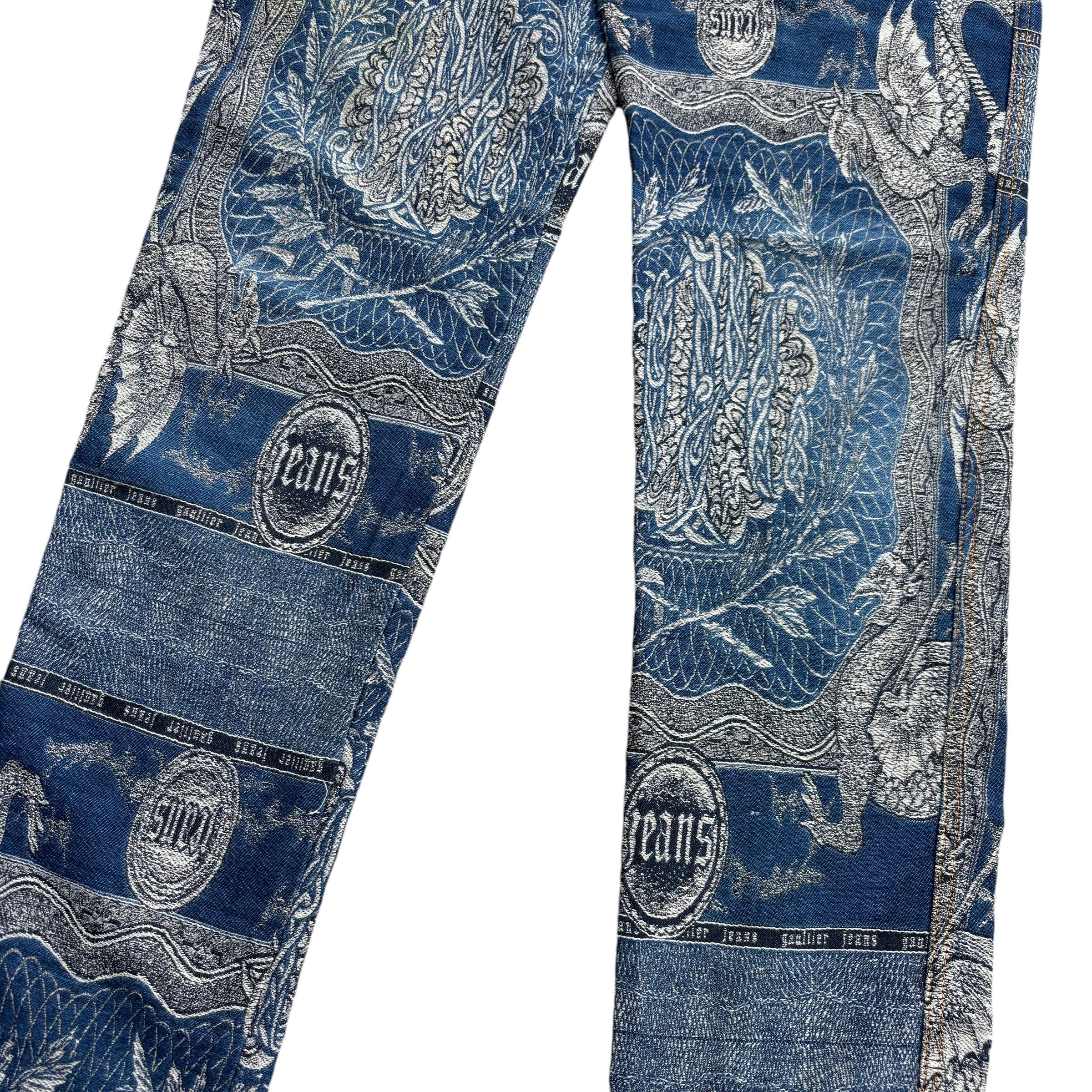 Jean Paul Gaultier FW 95 Jean Paul Gaultier Dragon Tattoo Pants Size US 28 / EU 44 - 9 Thumbnail
