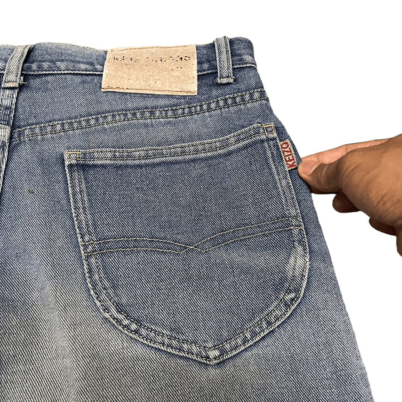 Japanese Brand Vintage Keizo Jeans Denim Cargo Jeans Size US 33 - 12 Thumbnail