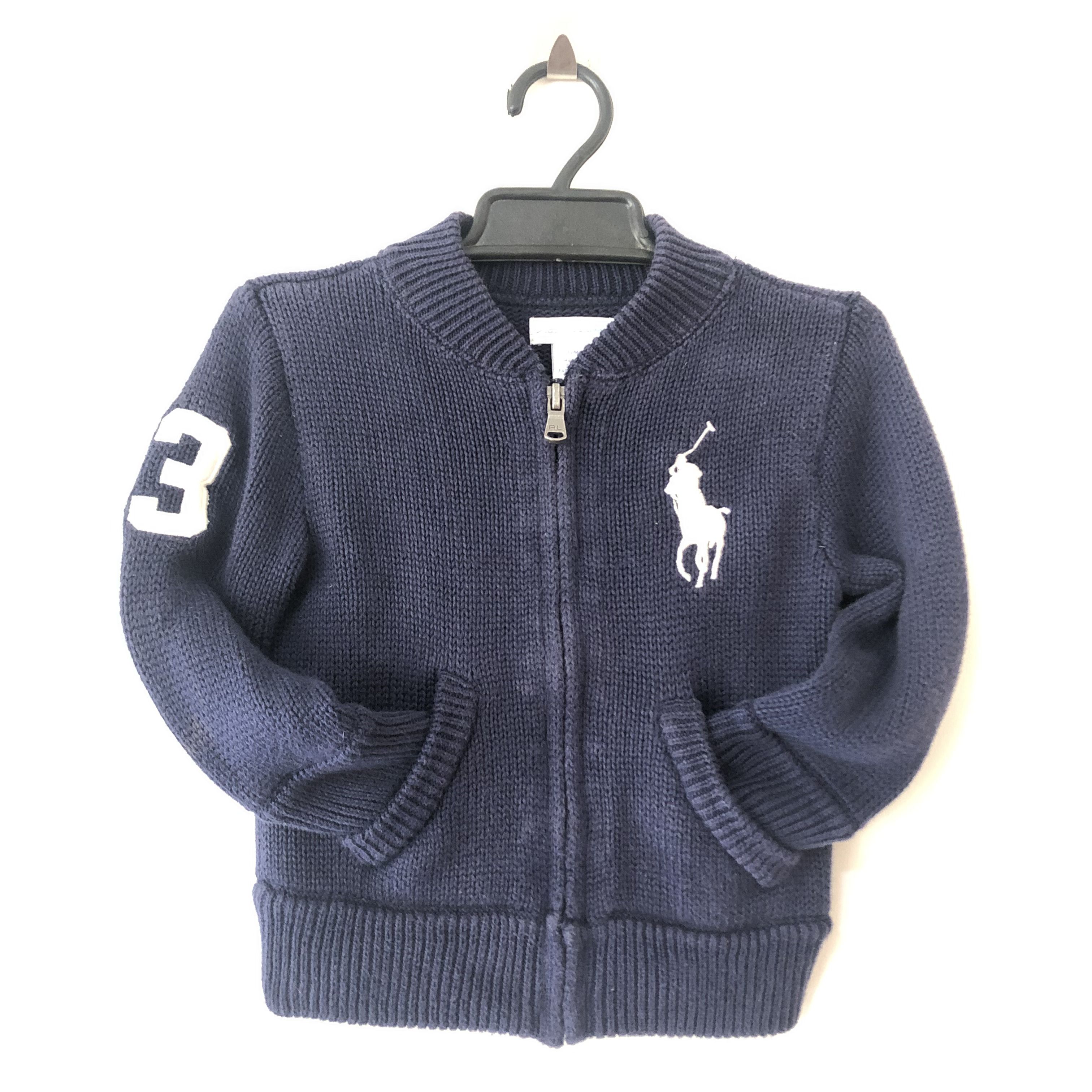 Ralph Lauren Ralph Lauren Cotton Full-Zip Jumper Baby Size 12M Size US XXS / EU 40 - 3 Thumbnail