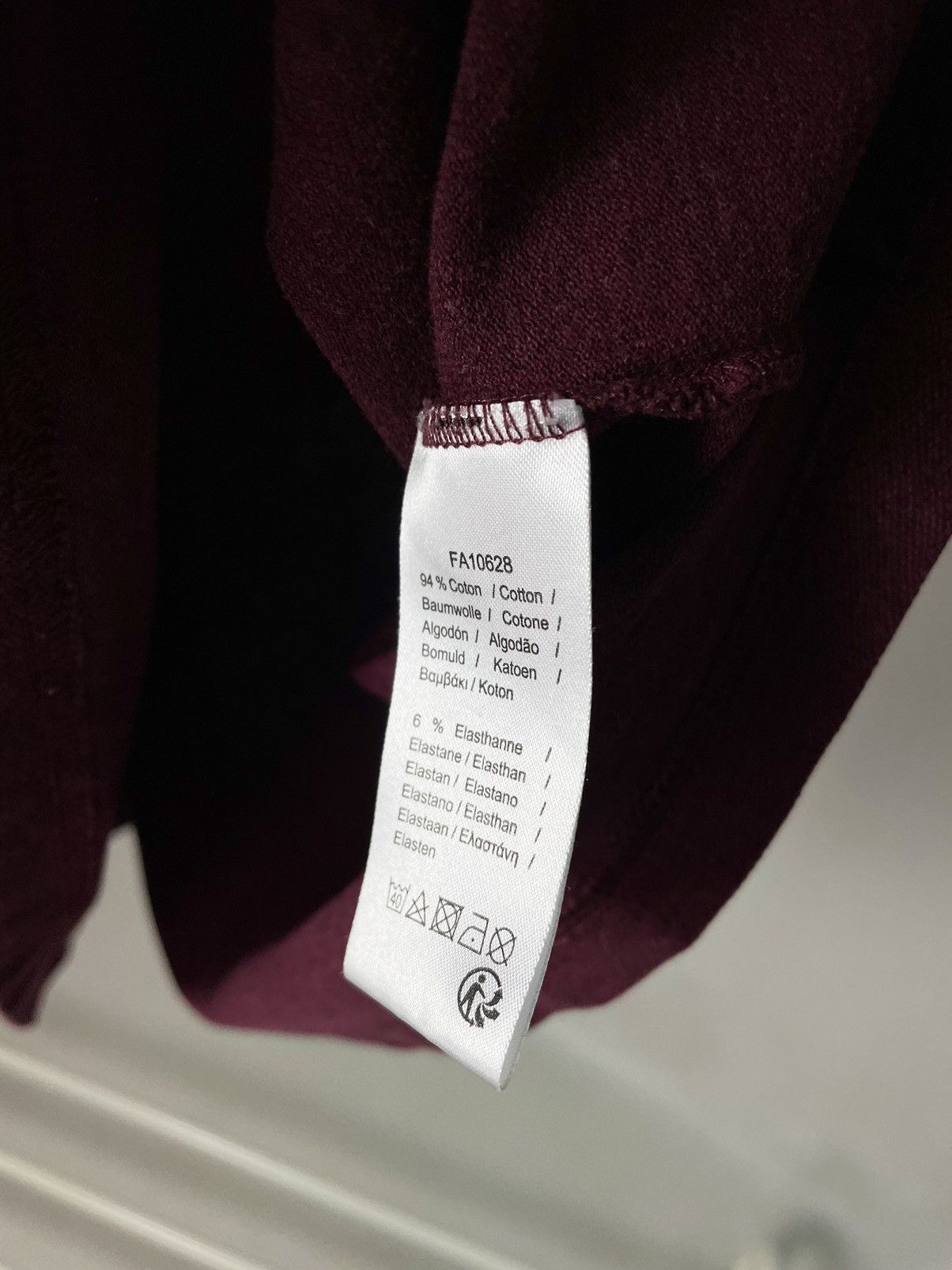 Lacoste Lacoste 🐊 vintage style burgundy golf polo tee t shirt Size US L / EU 52-54 / 3 - 7 Thumbnail