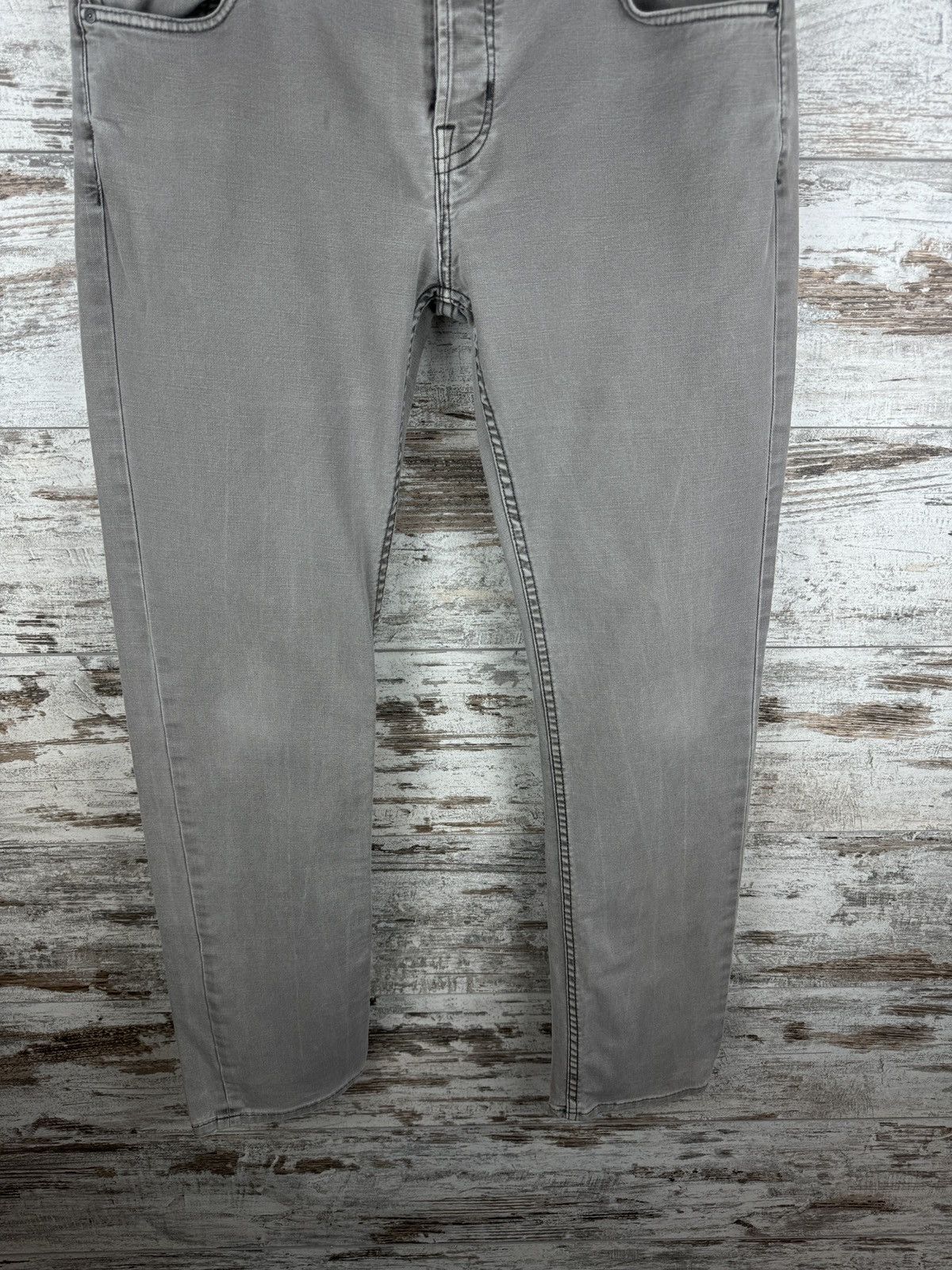Allsaints × Japanese Brand Mens Vintage AllSaints Sodium Iggy jeans denim pants grey Size US 34 / EU 50 - 3 Thumbnail