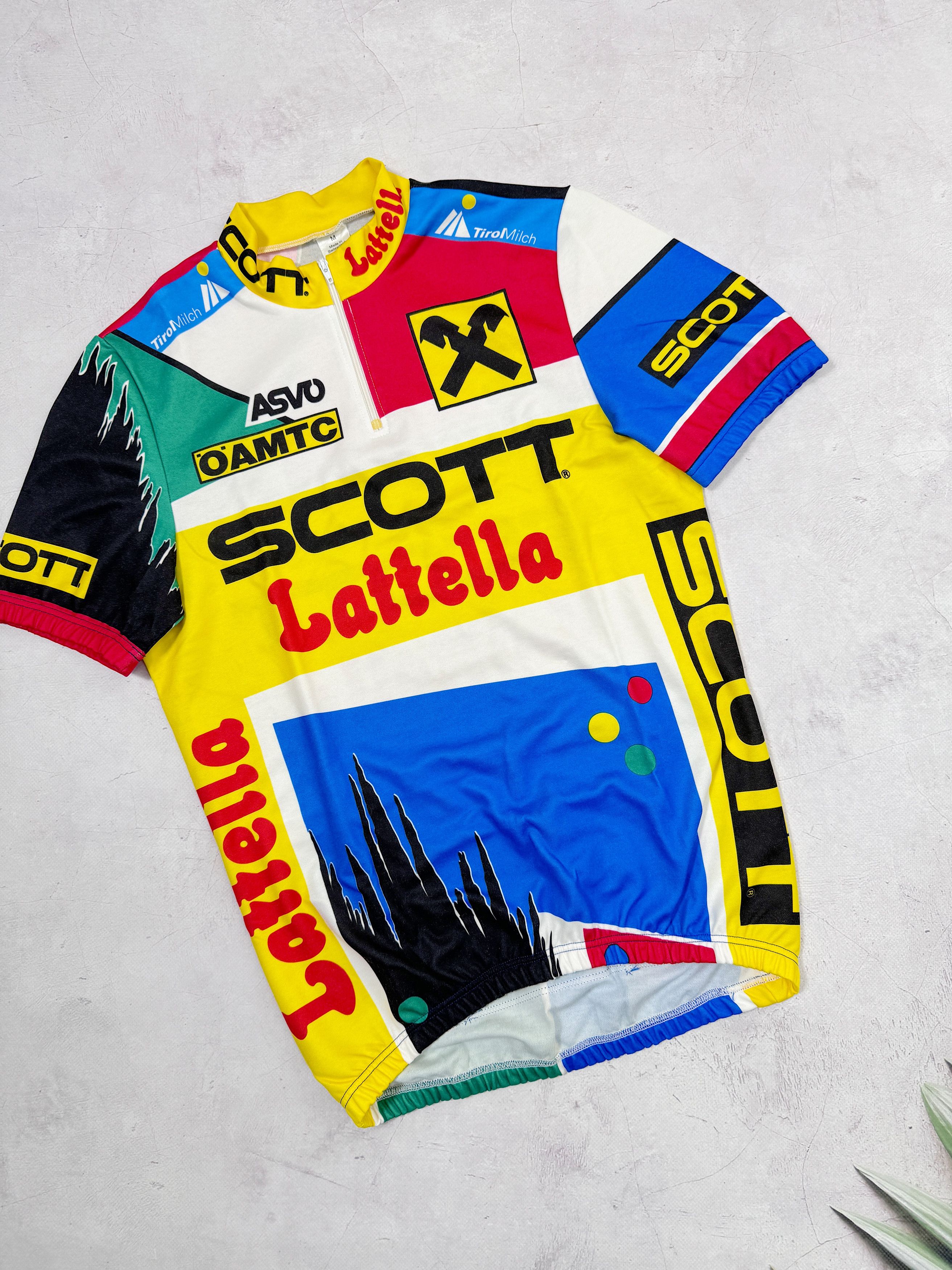 Vintage Vintage Scott Lattella Cycling Jersey ASVO Size US M / EU 48-50 / 2 - 4 Thumbnail