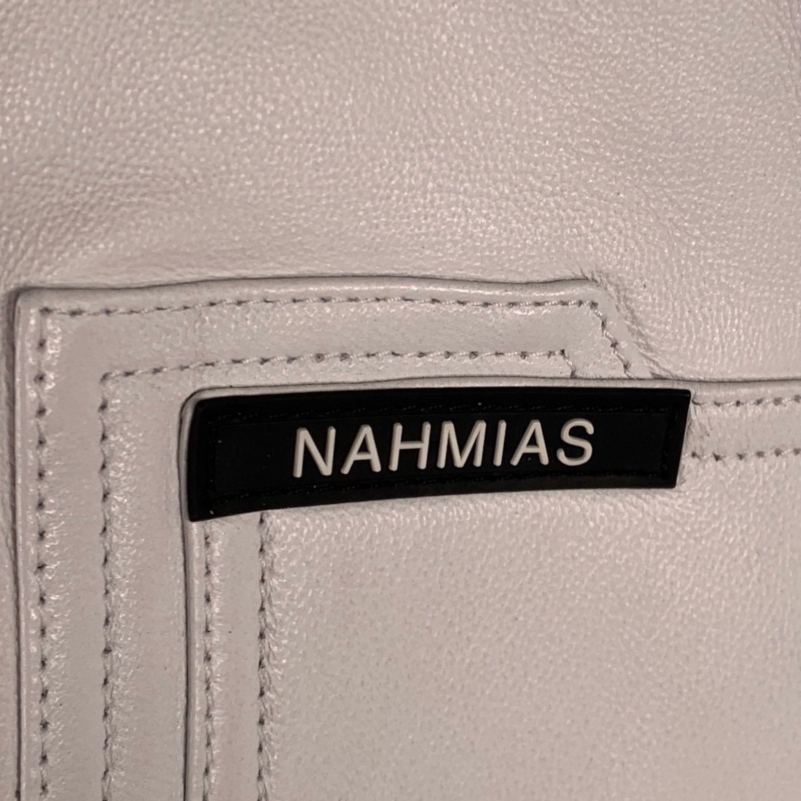 Nahmias NAHMIAS Size S White Lamb Leather Carpenter Jacket Size US S / EU 44-46 / 1 - 2 Thumbnail