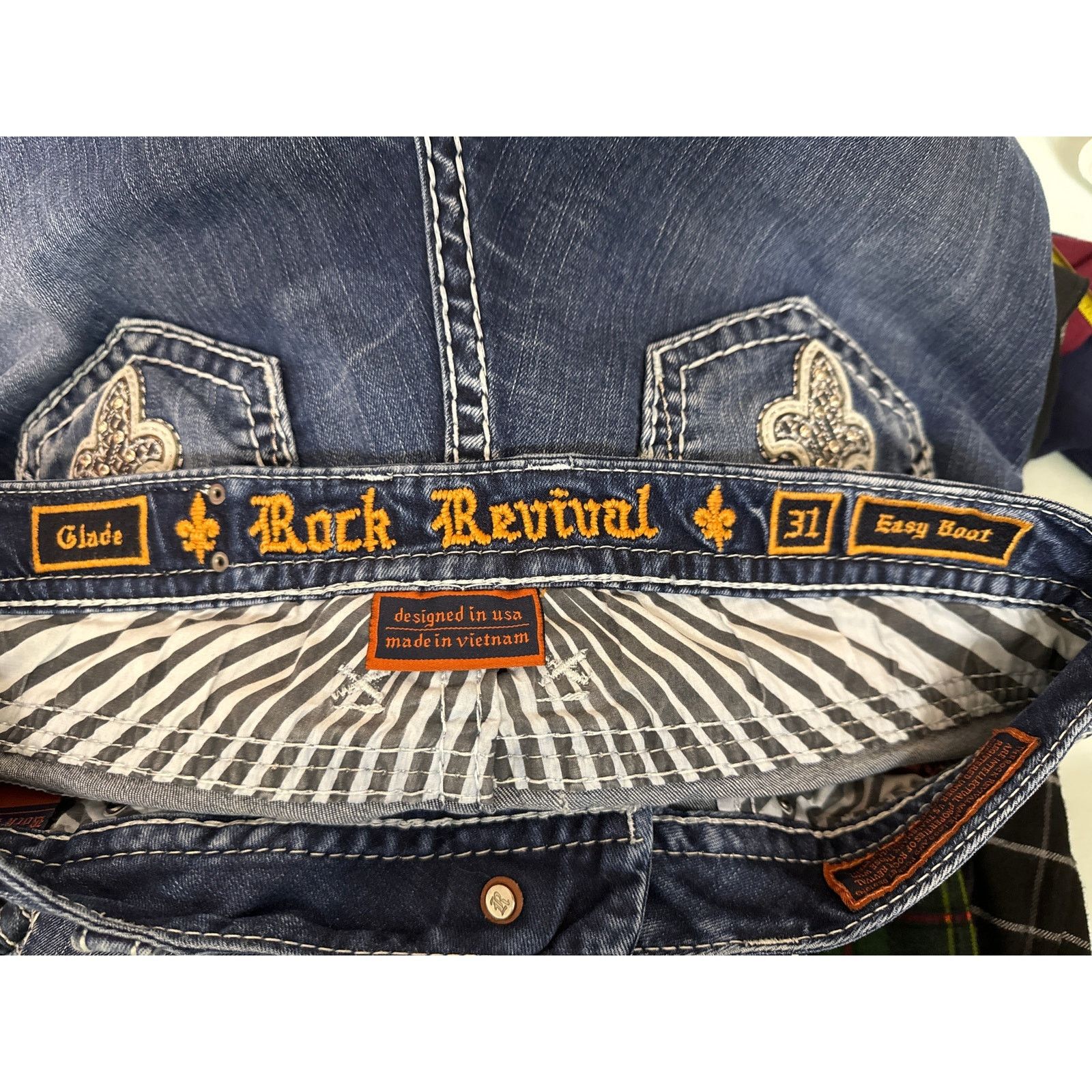 Rock Revival Rock Revival Glade, Easy Boot, Size 31 Tearing On Pocket Size 31" - 4 Thumbnail
