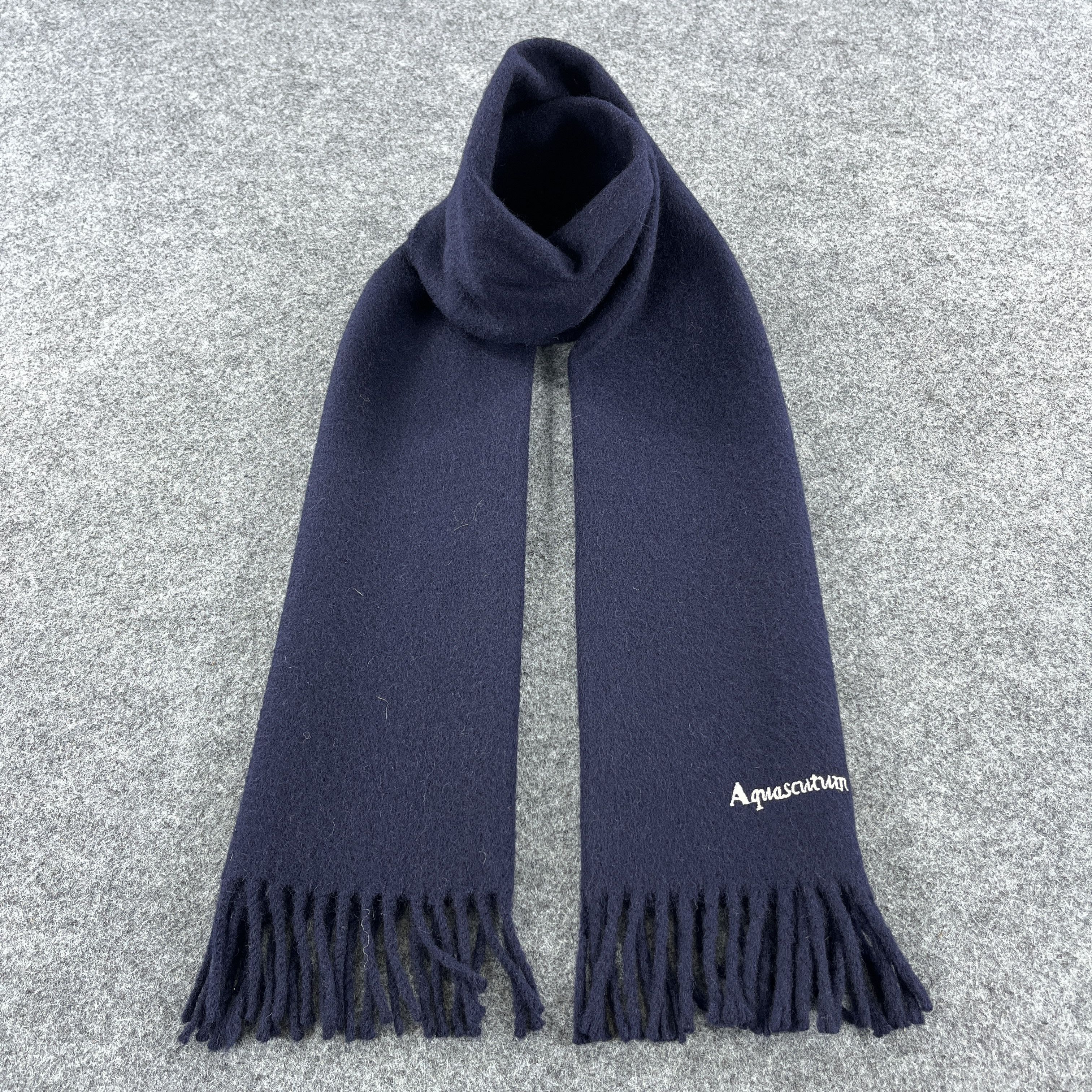 Aquascutum × Vintage Aquasqutum Scarf / Muffler / Neckwear T1481 Size ONE SIZE - 1 Thumbnail