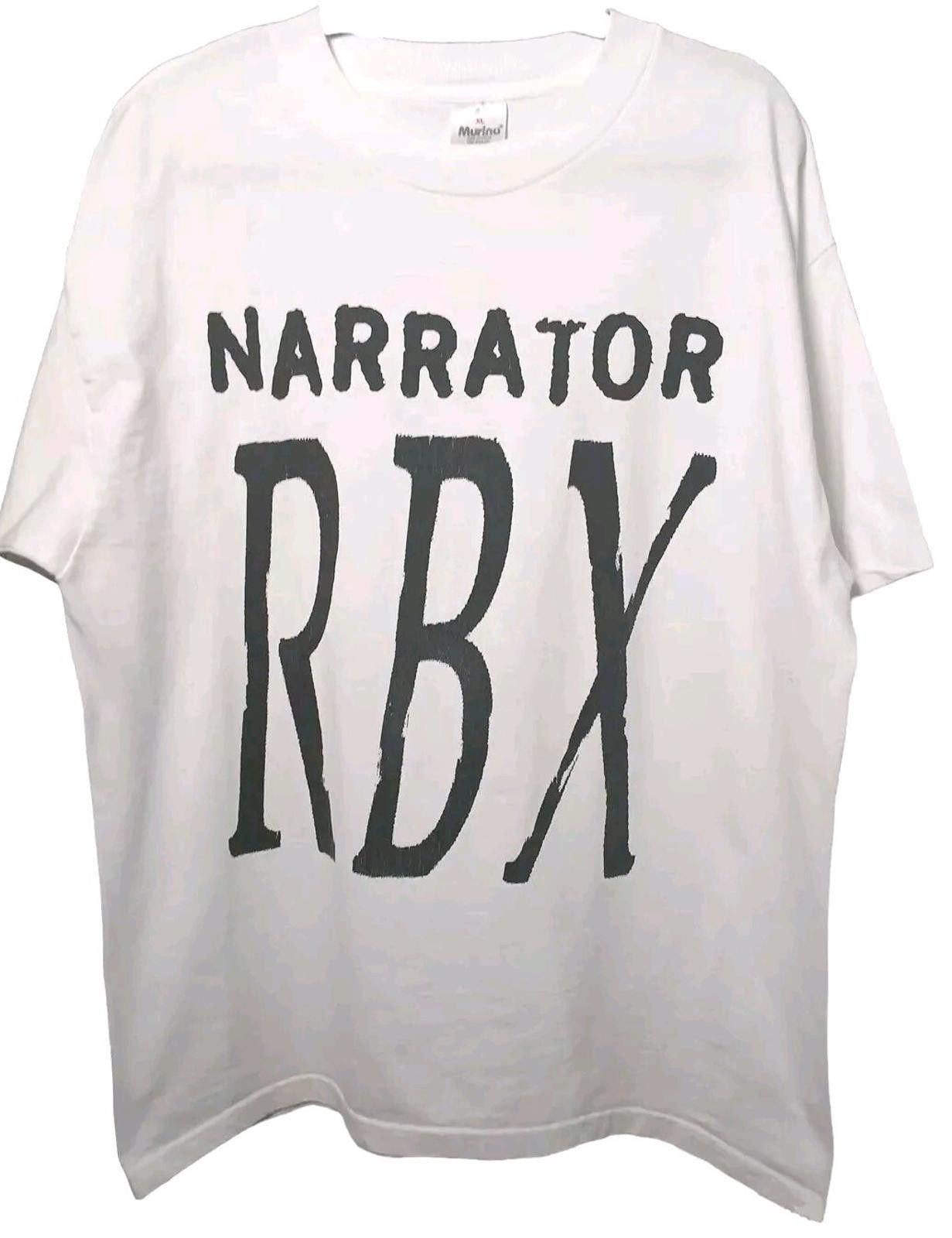 Marina Rinaldi Narrator RBX XL Premeditated Files West Coast Rap Shirt VTG Size US XL / EU 56 / 4 - 1 Thumbnail