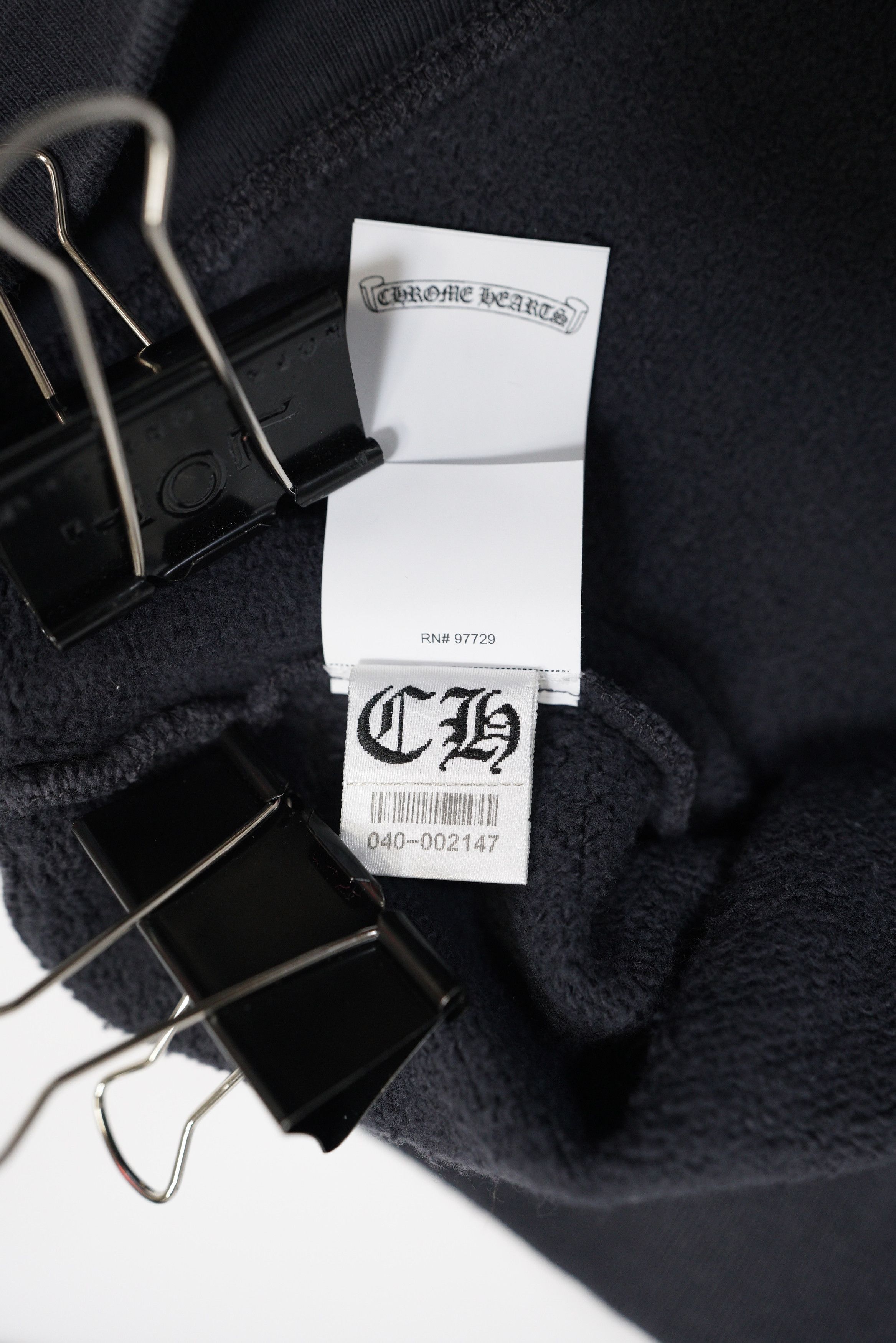Chrome Hearts Chrome Hearts Navy & Blue Triple Cross Patch Hoodie Size US M / EU 48-50 / 2 - 8 Thumbnail