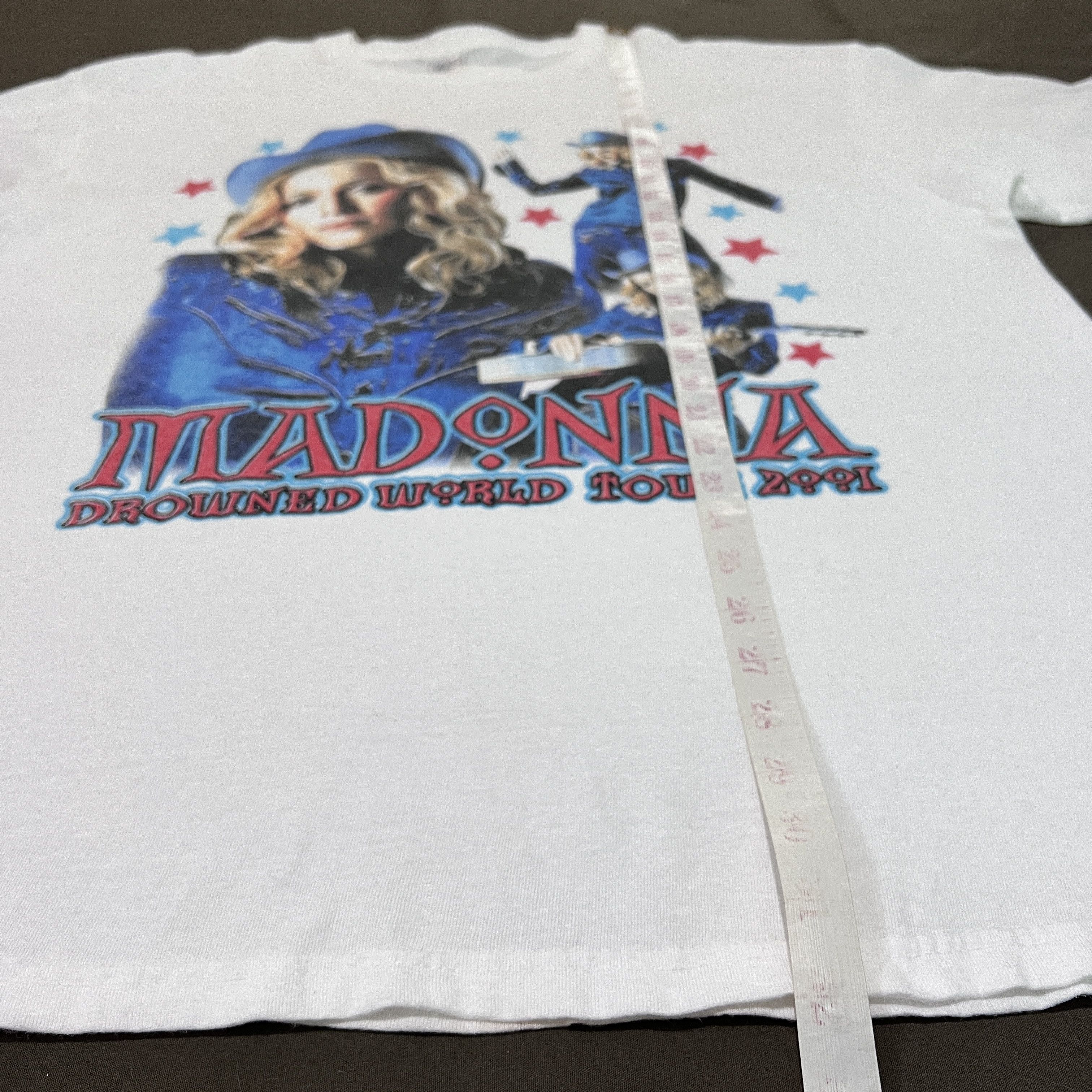 Band Tees Vintage 90s Madonna Drowned World Tour Promo Tee XL Size US XL / EU 56 / 4 - 13 Thumbnail