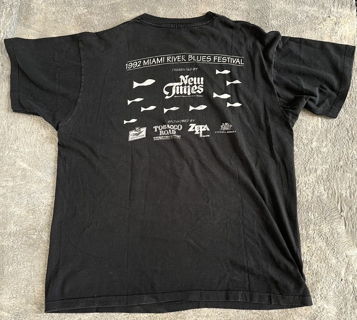 Band Tees Blues Festival January 25, 1992 Tees Size US XL / EU 56 / 4 - 8 Thumbnail