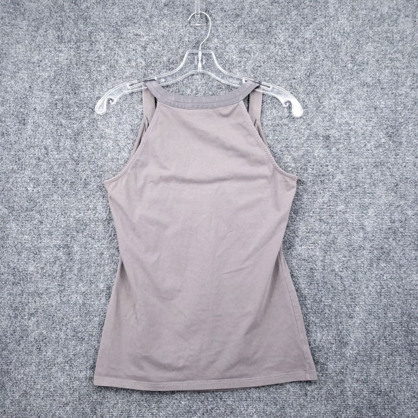 Ann Taylor Ann Taylor Gray Scoop Neck Sleeveless Pleated Tank Shirt Top Womens S Small Size S / US 4 / IT 40 - 2 Thumbnail