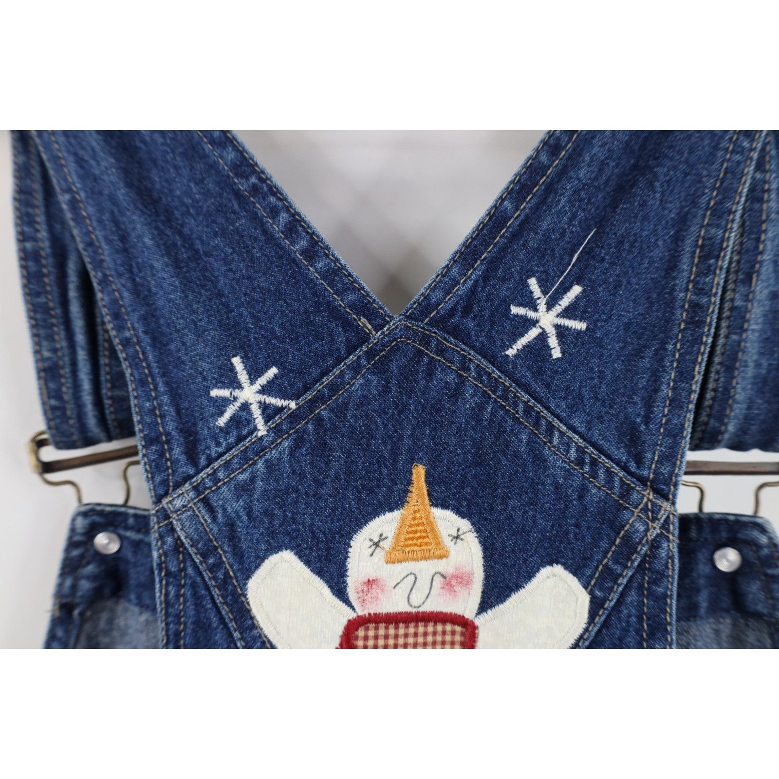 Vintage Vintage 90s Streetwear Womens Large Christmas Snowman Denim Size 30" / US 8 / IT 44 - 16 Thumbnail