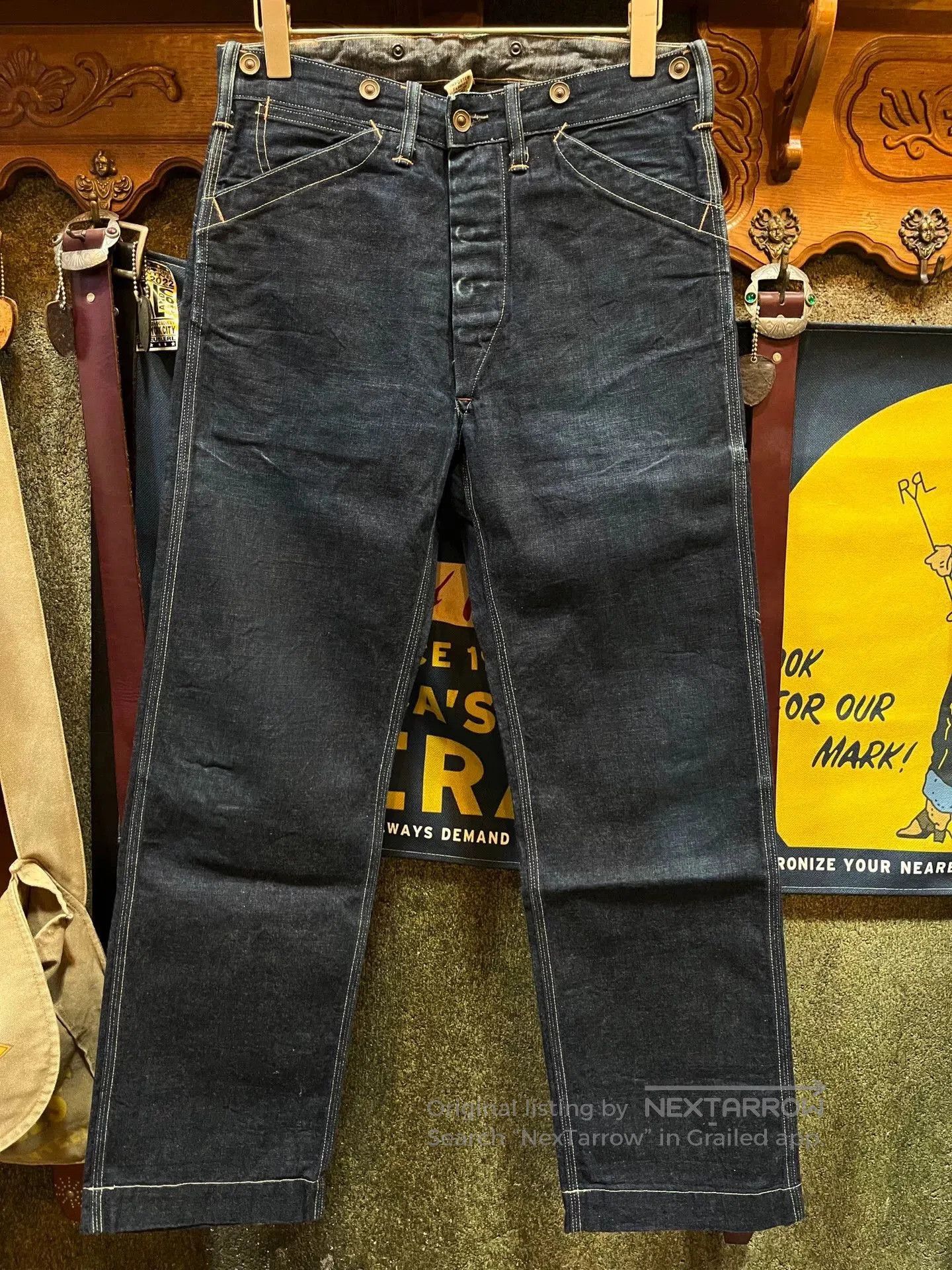 RRL Ralph Lauren RRL Double RL Denim Work Pants. Size US 30 / EU 46 - 1 Thumbnail