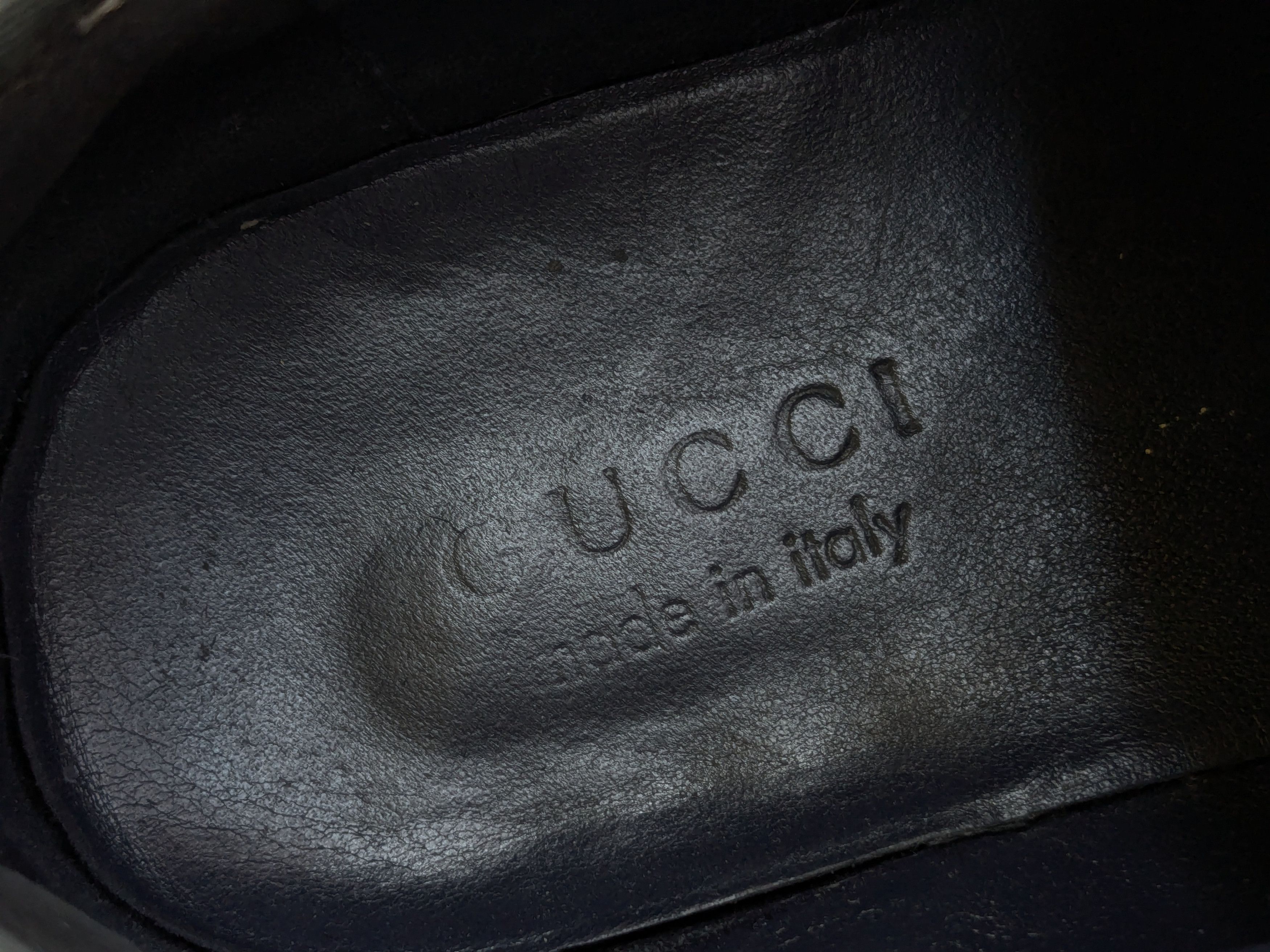 Gucci Gucci Sneakers Navy Blue Low Tops Canvas Suede Monogram Size US 10 / EU 43 - 14 Thumbnail