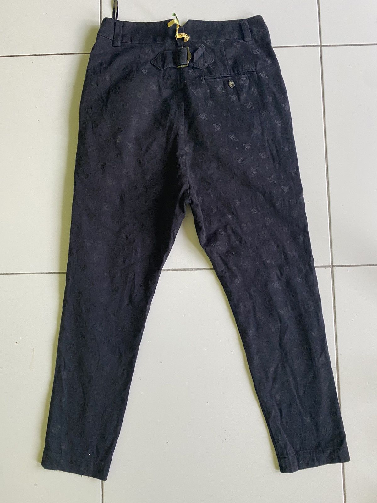 Vivienne Westwood Vivienne Westwood Red Label monogram Black Pants Size 32" / US 10 / IT 46 - 2 Thumbnail