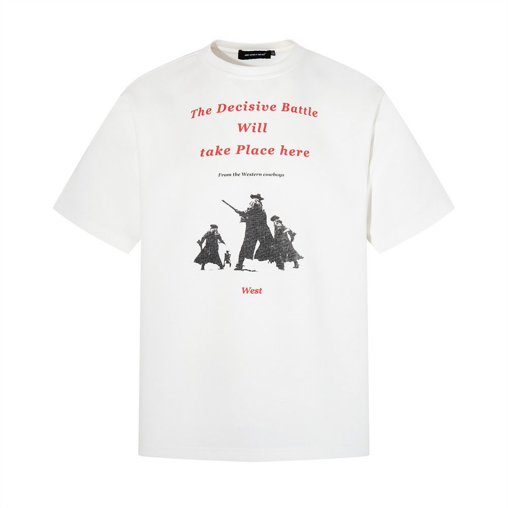Japanese Brand American retro character print short-sleeved T-shirt for men Size US M / EU 48-50 / 2 - 1 Thumbnail
