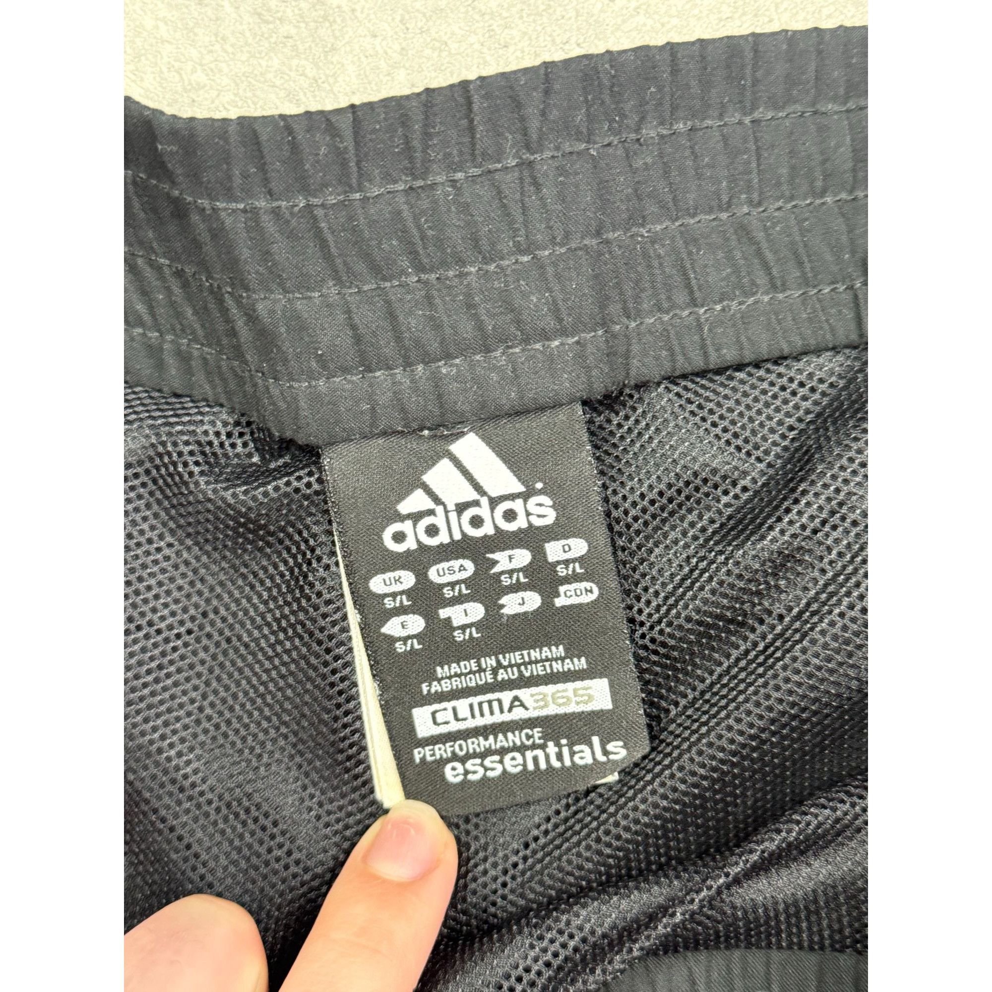 Adidas Adidas Clima365 Men’s Training Track Pants Black Mesh Lined Size US 28 / EU 44 - 9 Thumbnail